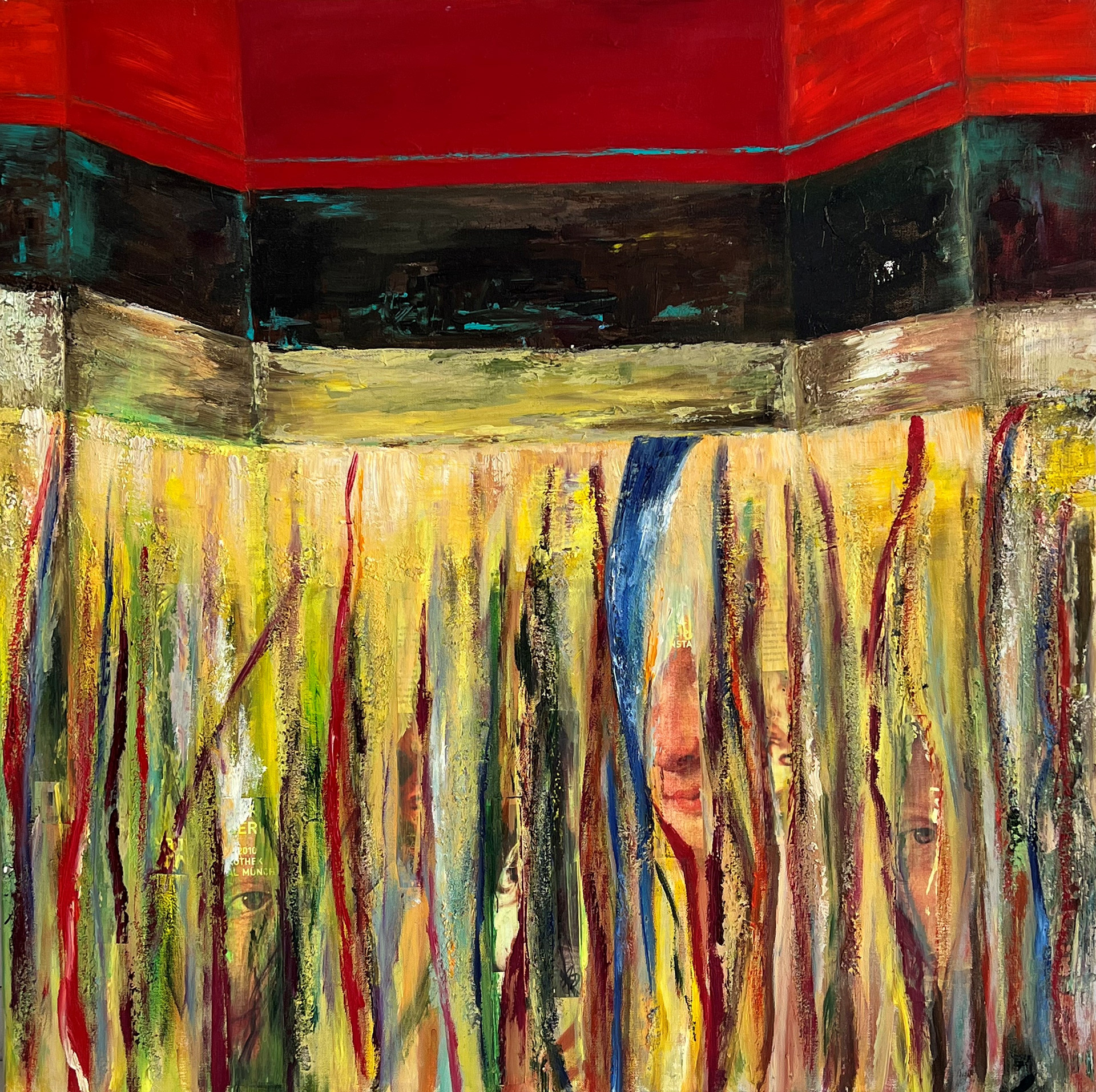 Ohne Titel | Mischtechnik auf Leinwand | 80x80 cm