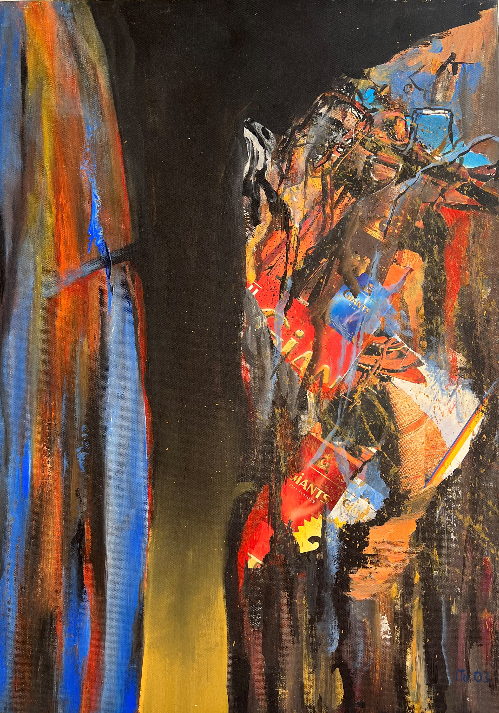 Ohne Titel | Mischtechnik auf Leinwand | 50x70 cm