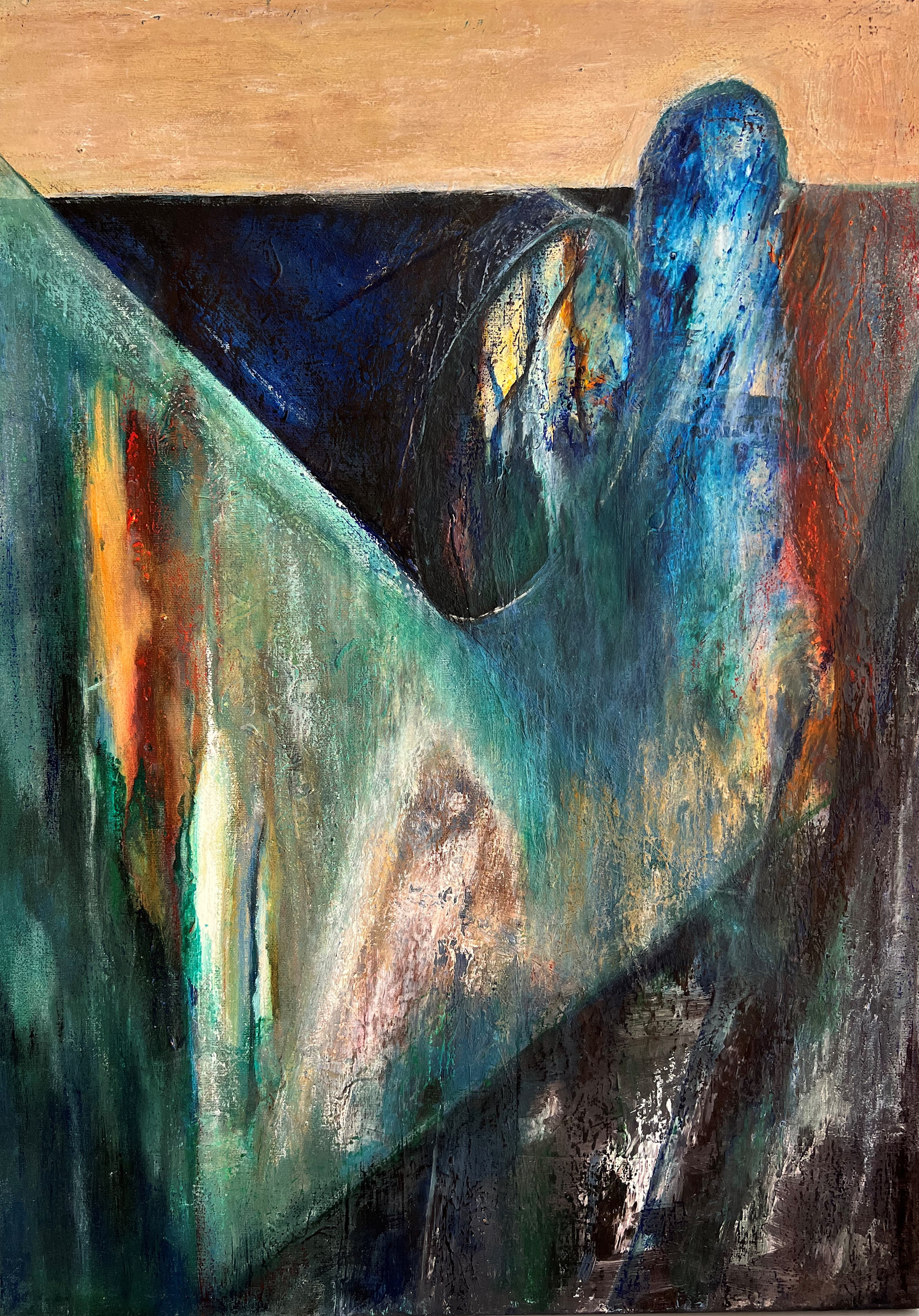 Ohne Titel | Mischtechnik auf Leinwand | 50x70 cm