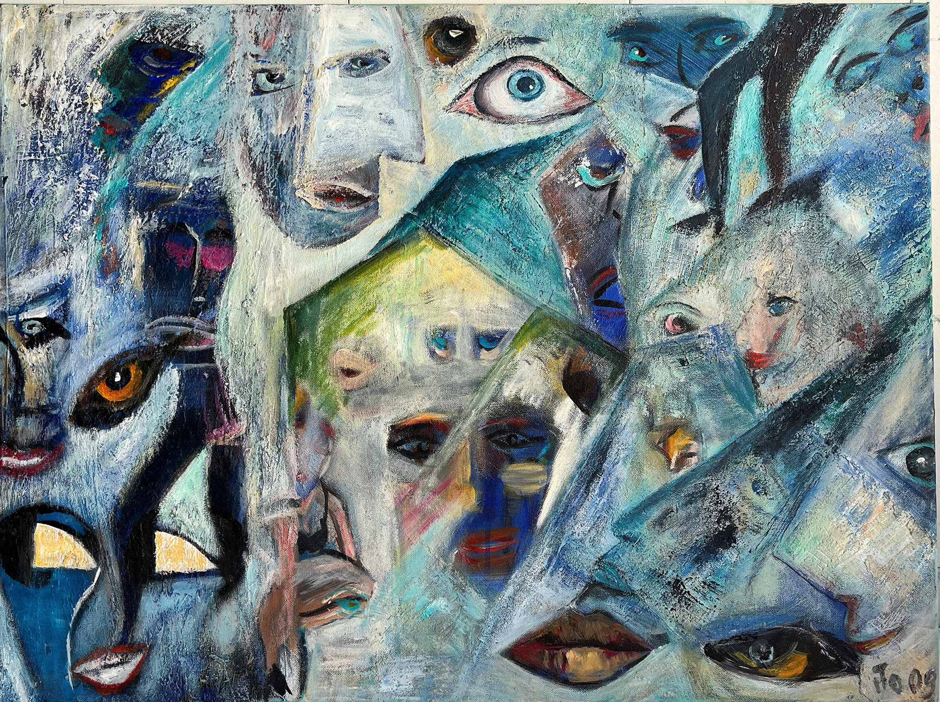 Ohne Titel | Mischtechnik auf Leinwand | 80x60 cm