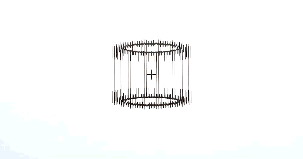 Brand Logo Performance / Moire Movement The visual elements were made from the logo movements.