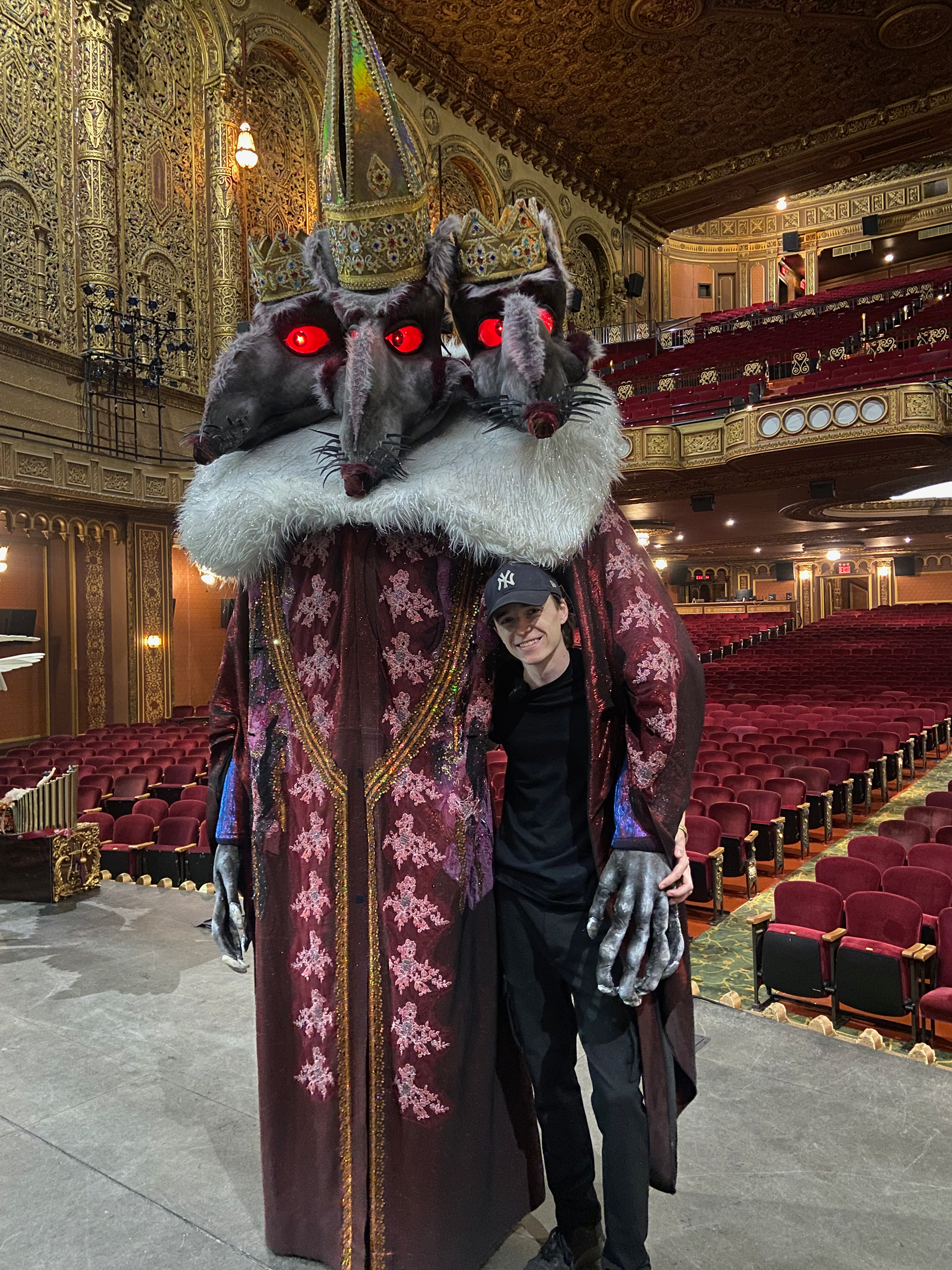 Me and the Rat King at the Palace Theatre, NYC