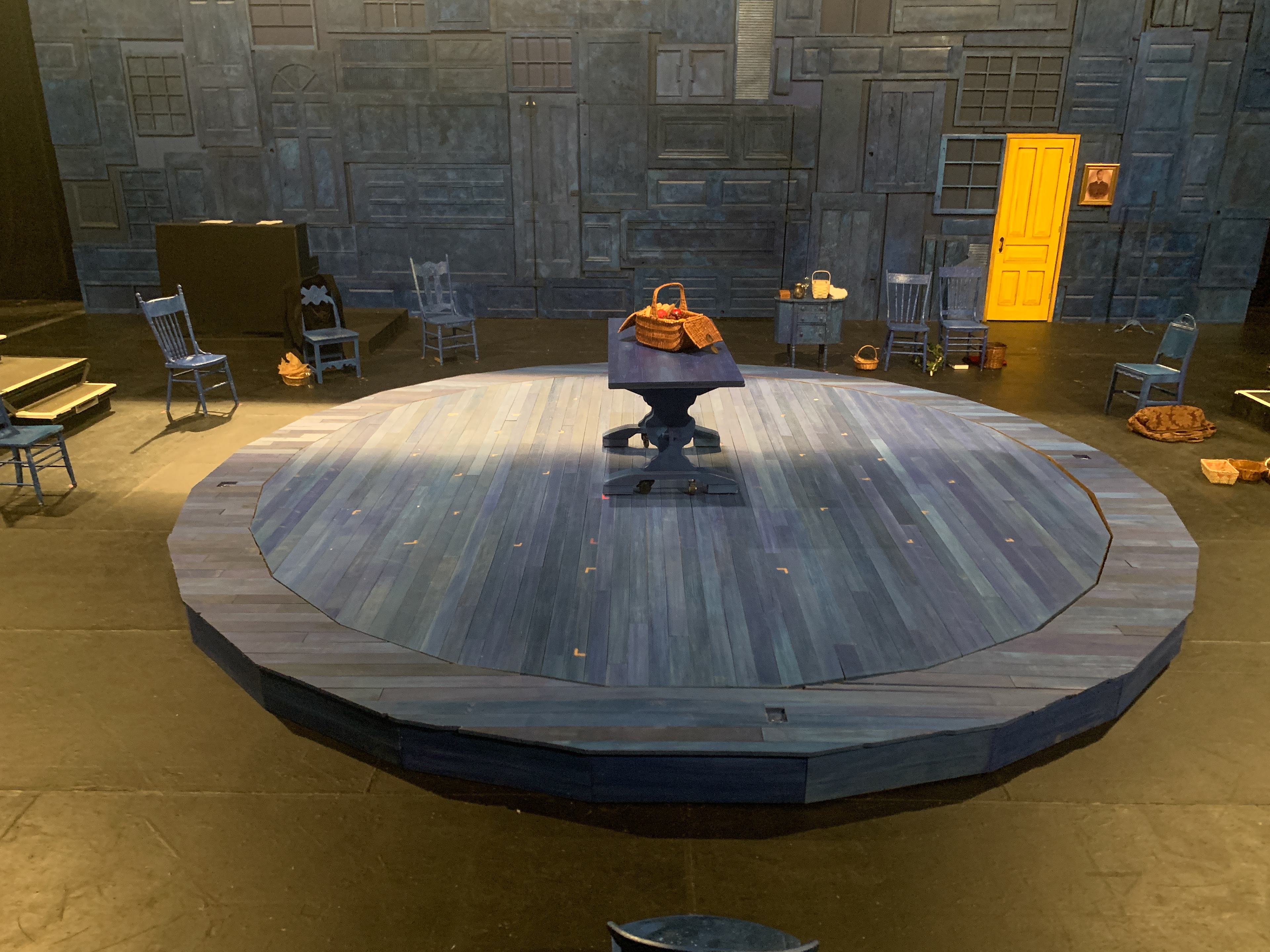 Completed planking and door wall.