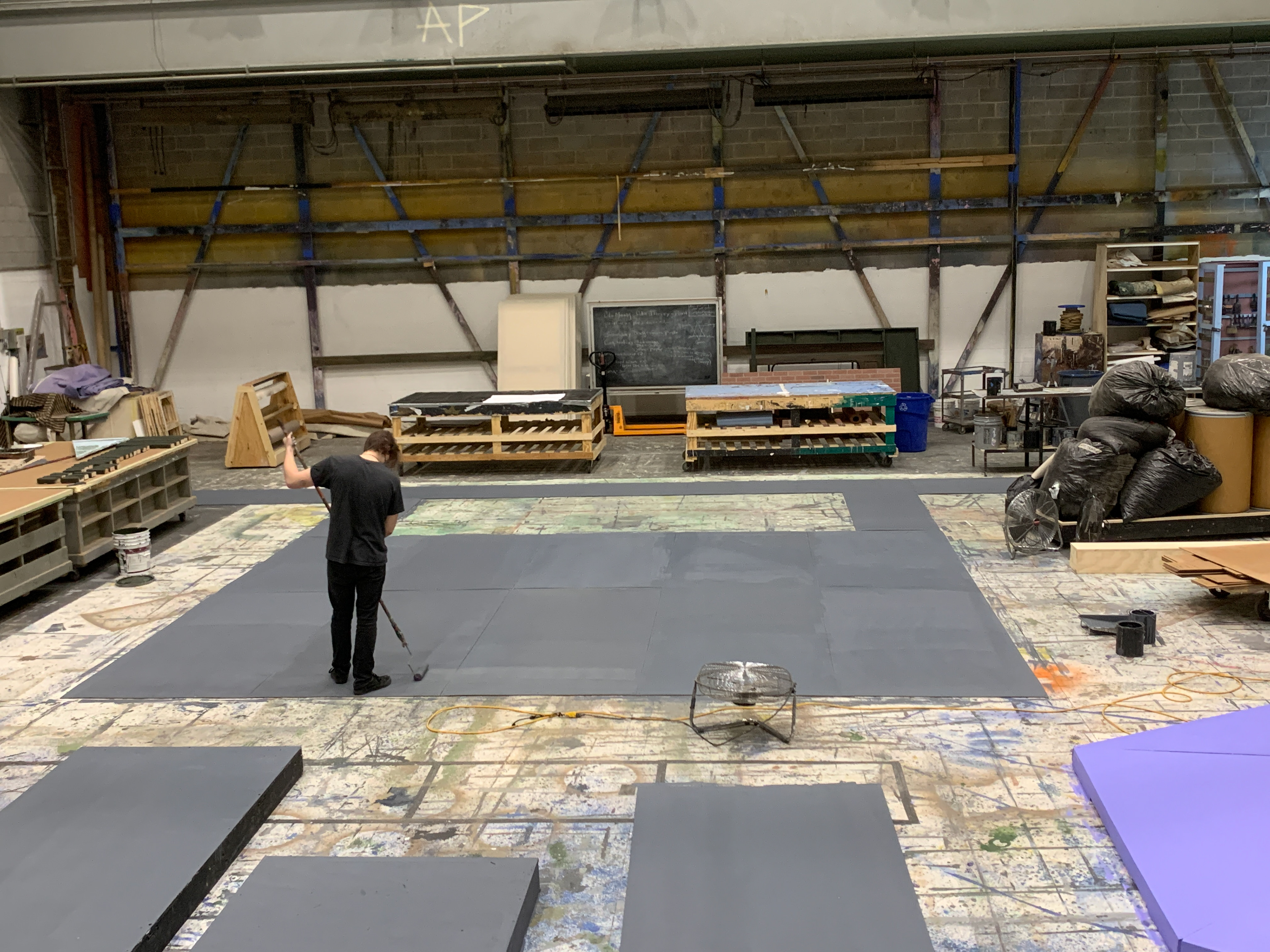 Masonite on Paint Deck