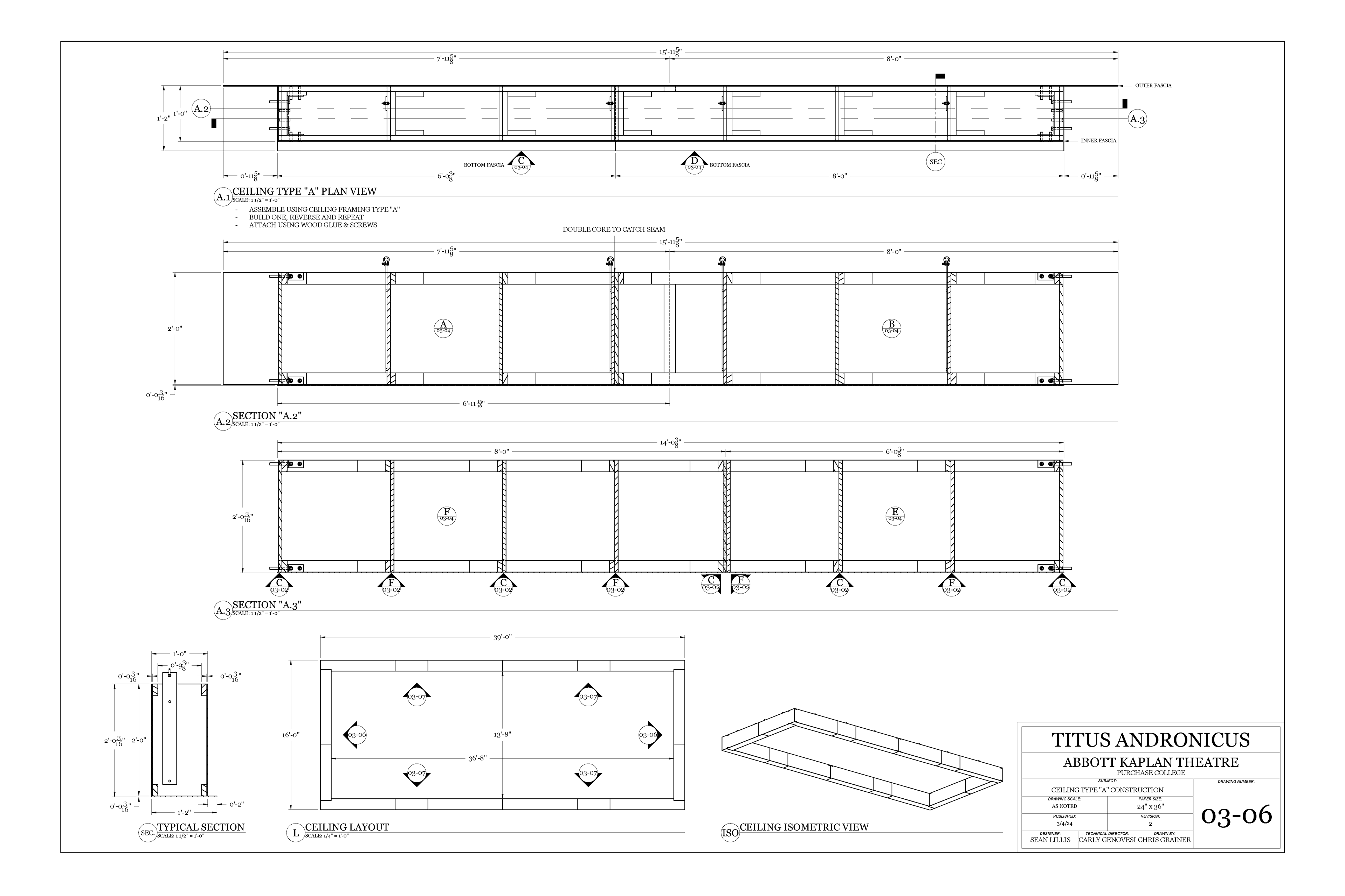 Drafting: Ceiling Assembly