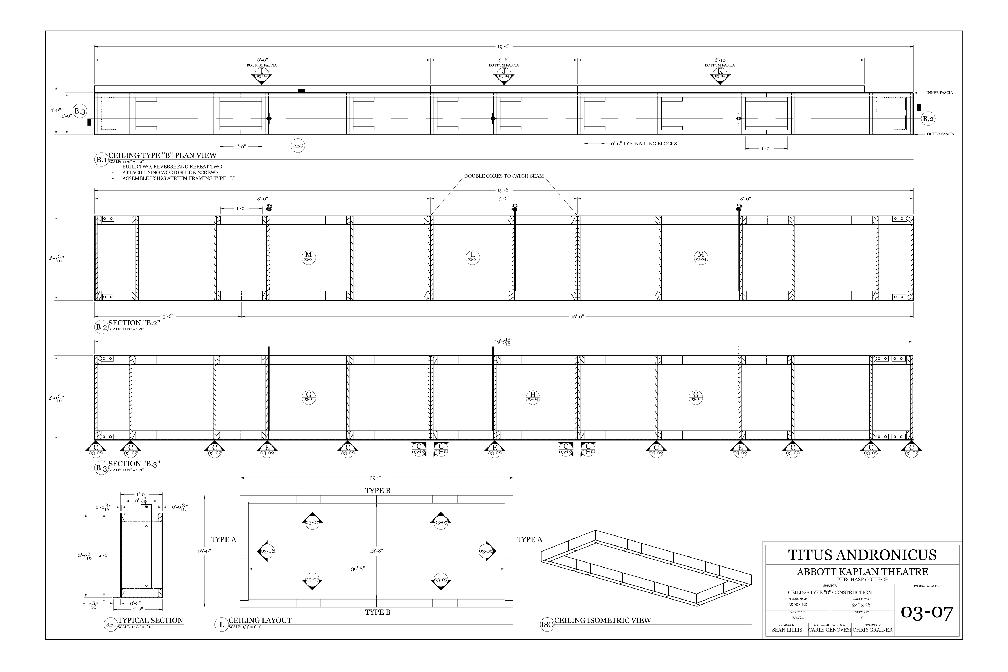 Drafting: Ceiling Assembly