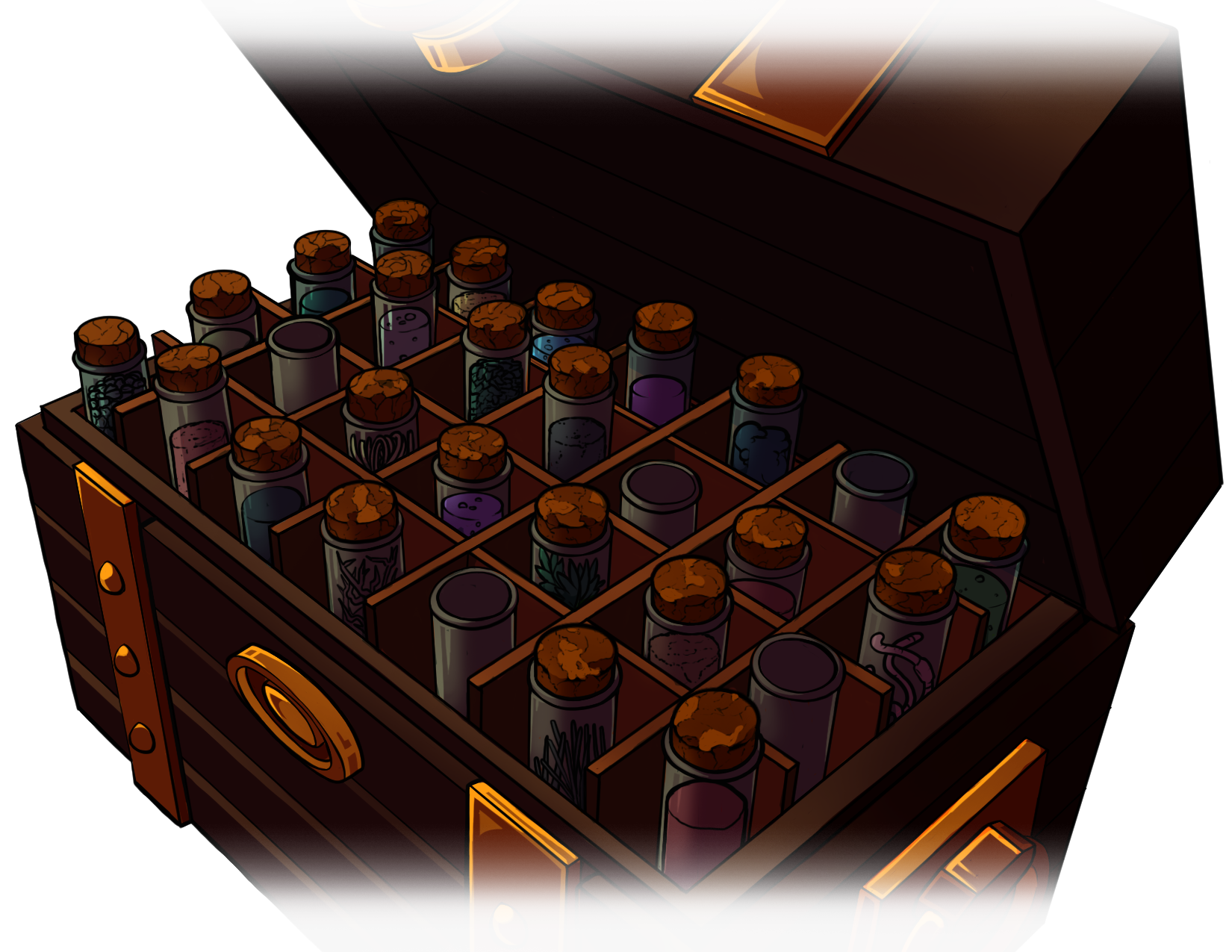 Nerdbuilding: tabletop potion generator illustration