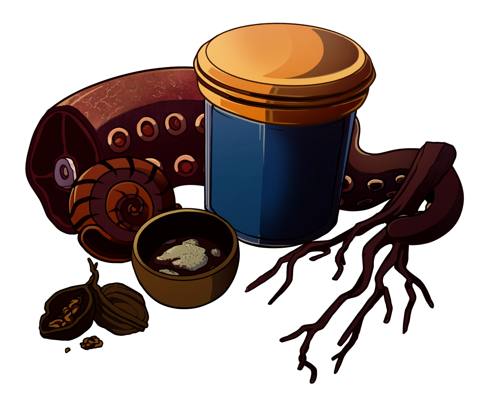 Nerdbuilding: tabletop potion generator illustration