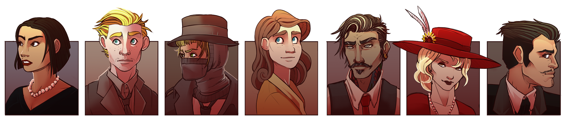 Unanounced Project by Checkpoint Tales: Character Portraits