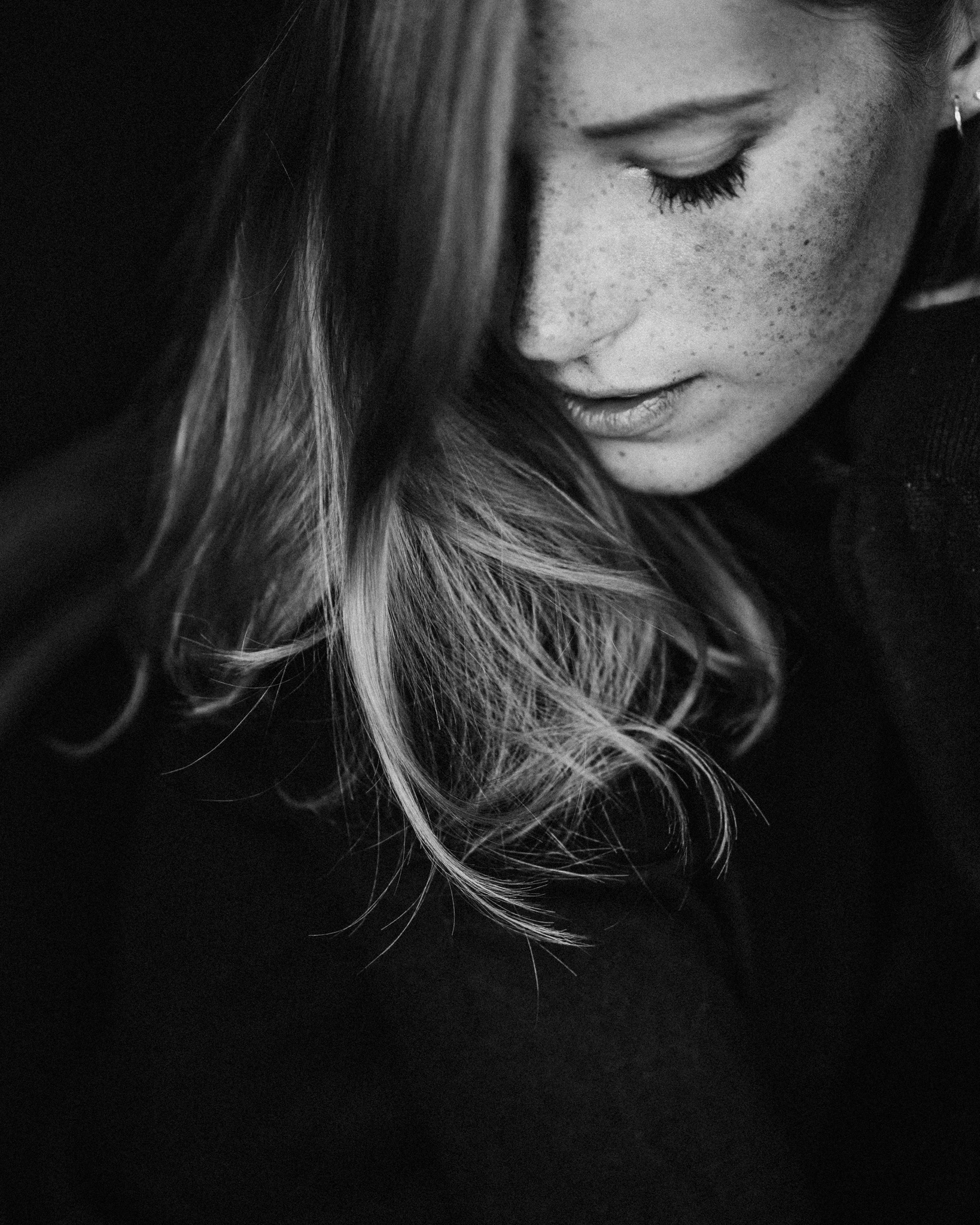 Portraitaufnahme emotional von Katharina in Unna von Marcel Orry Claer