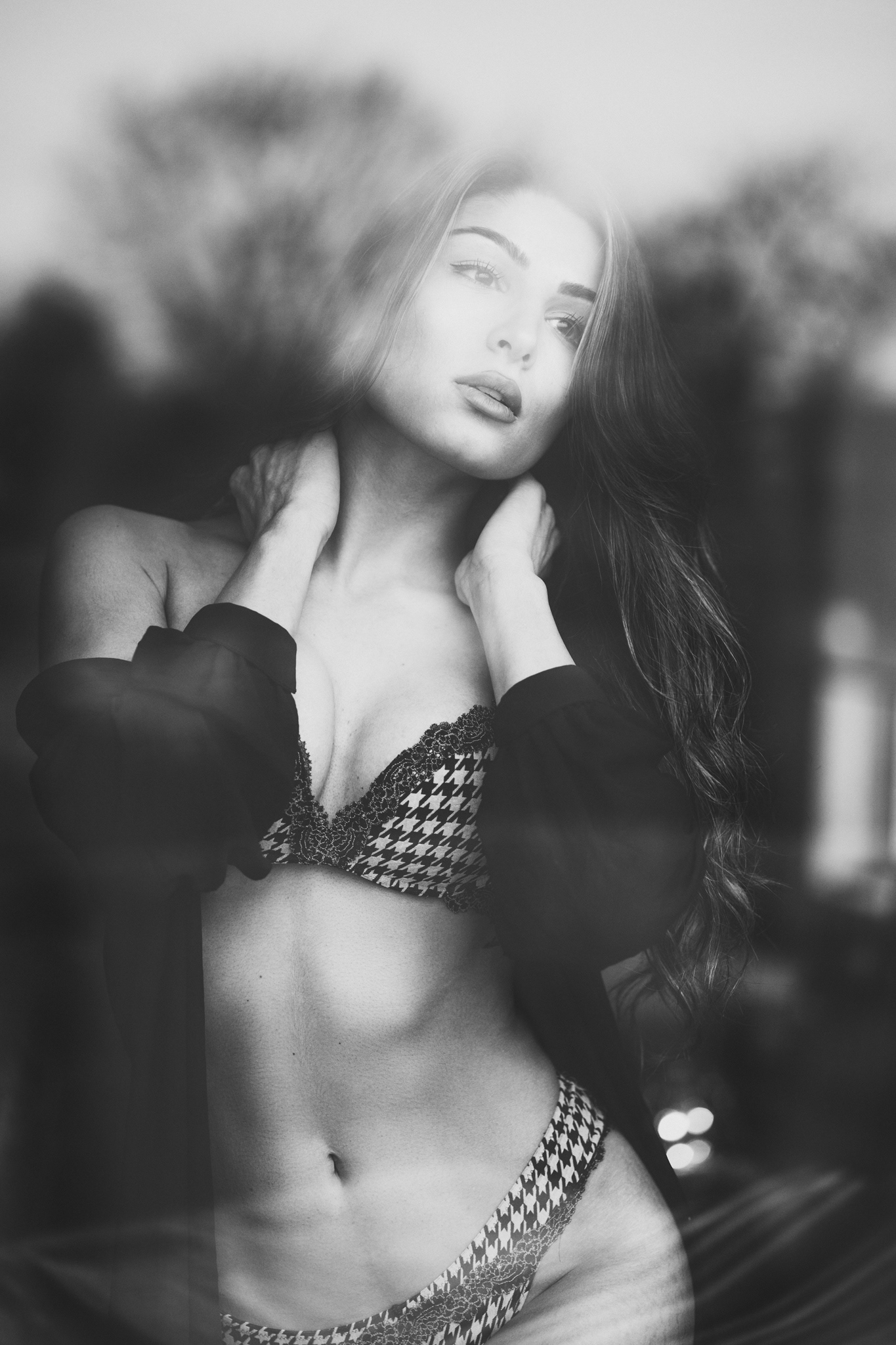 Portraitaufnahme von Melanie in Dessous in Essen von Marcel Orry Claer