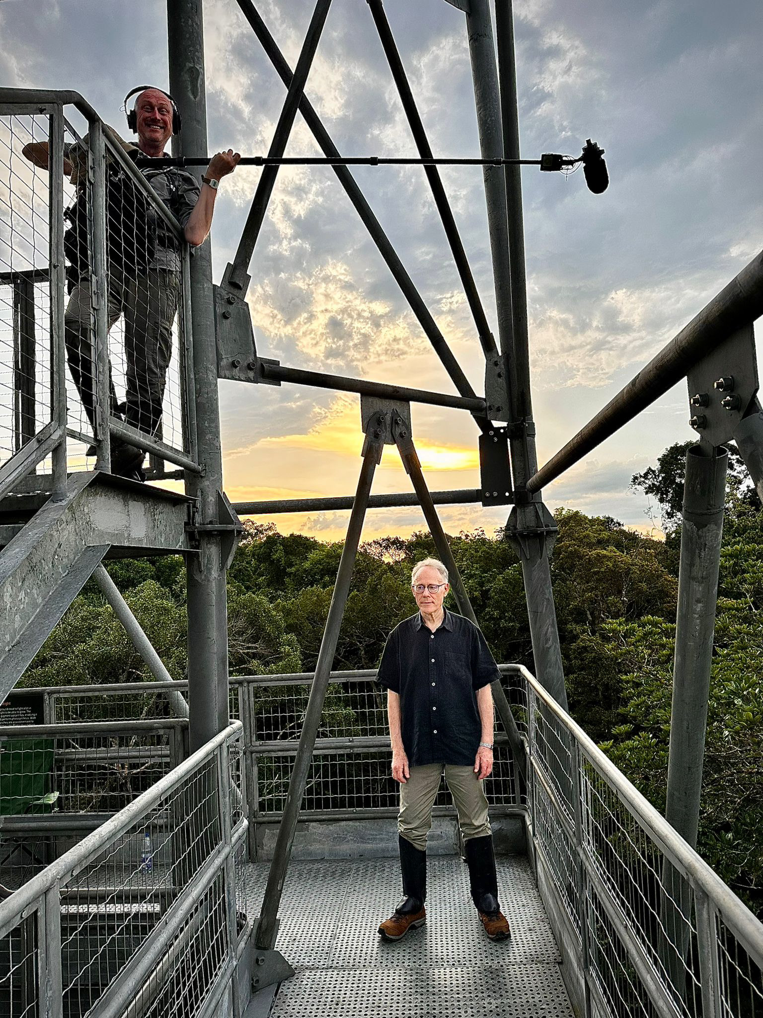 Final checks before PTC at MUSA Observation Tower, Manaus, Brazil