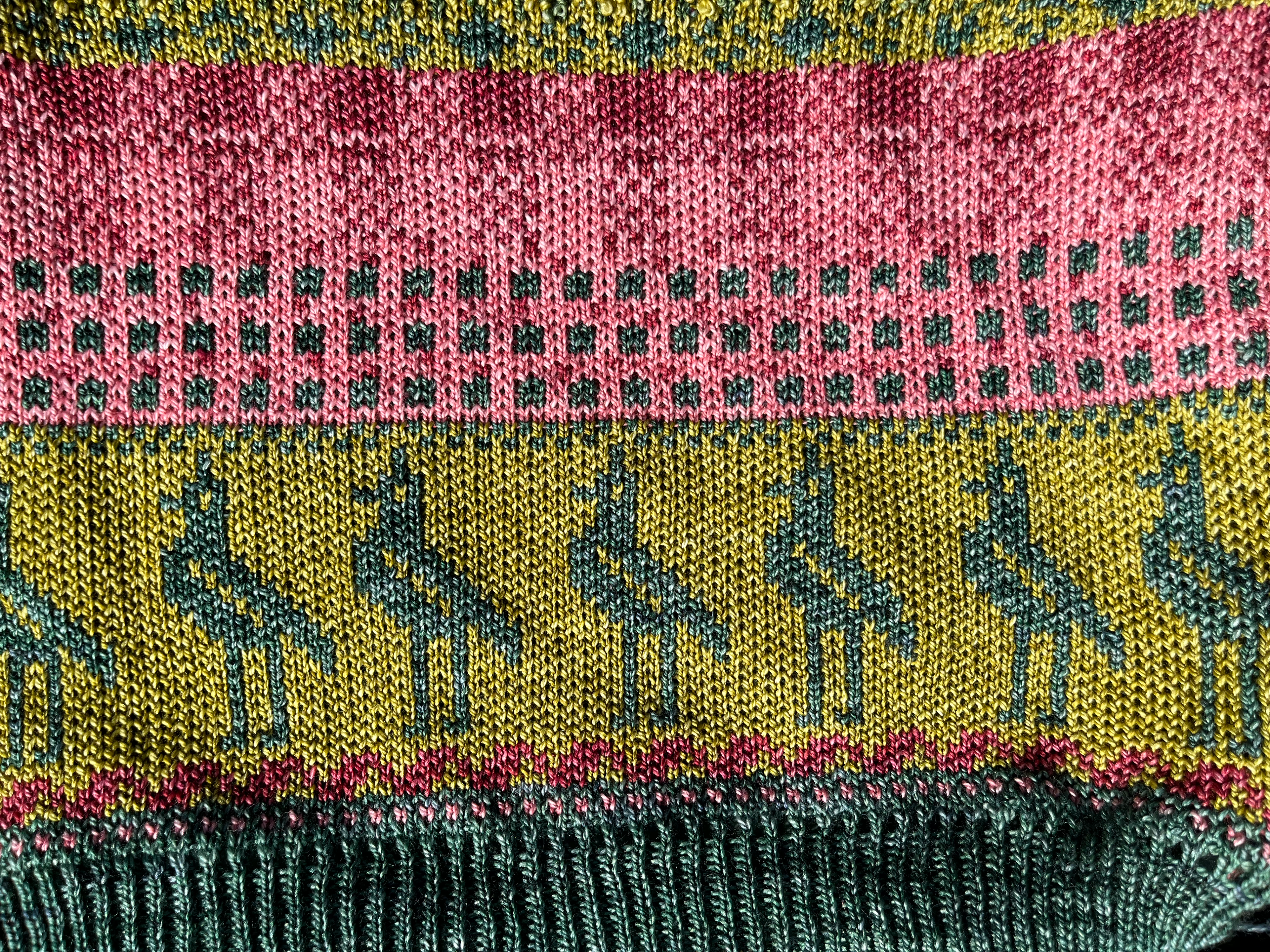 Fairisle sweater detail