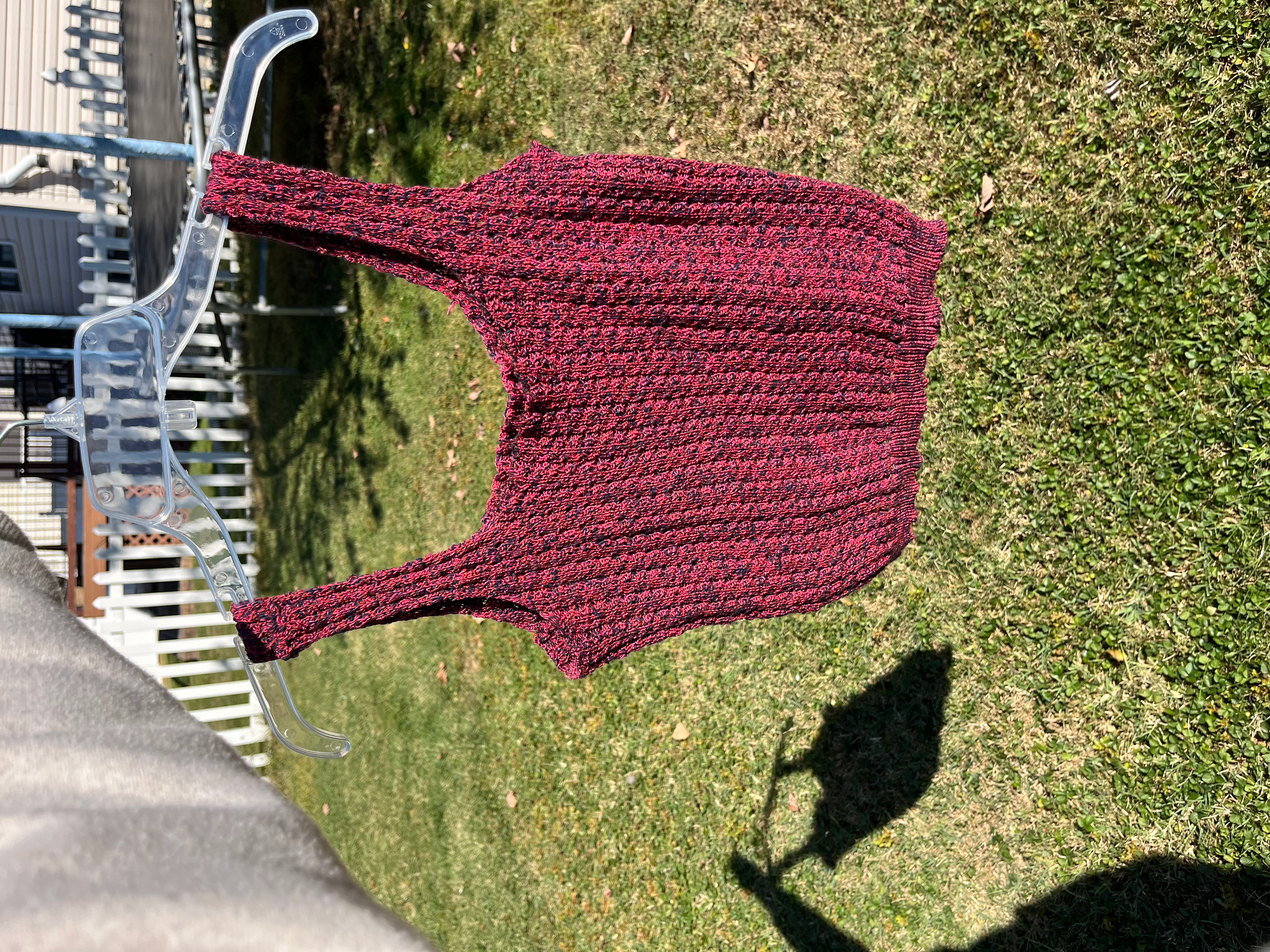 Tuck rib tank top