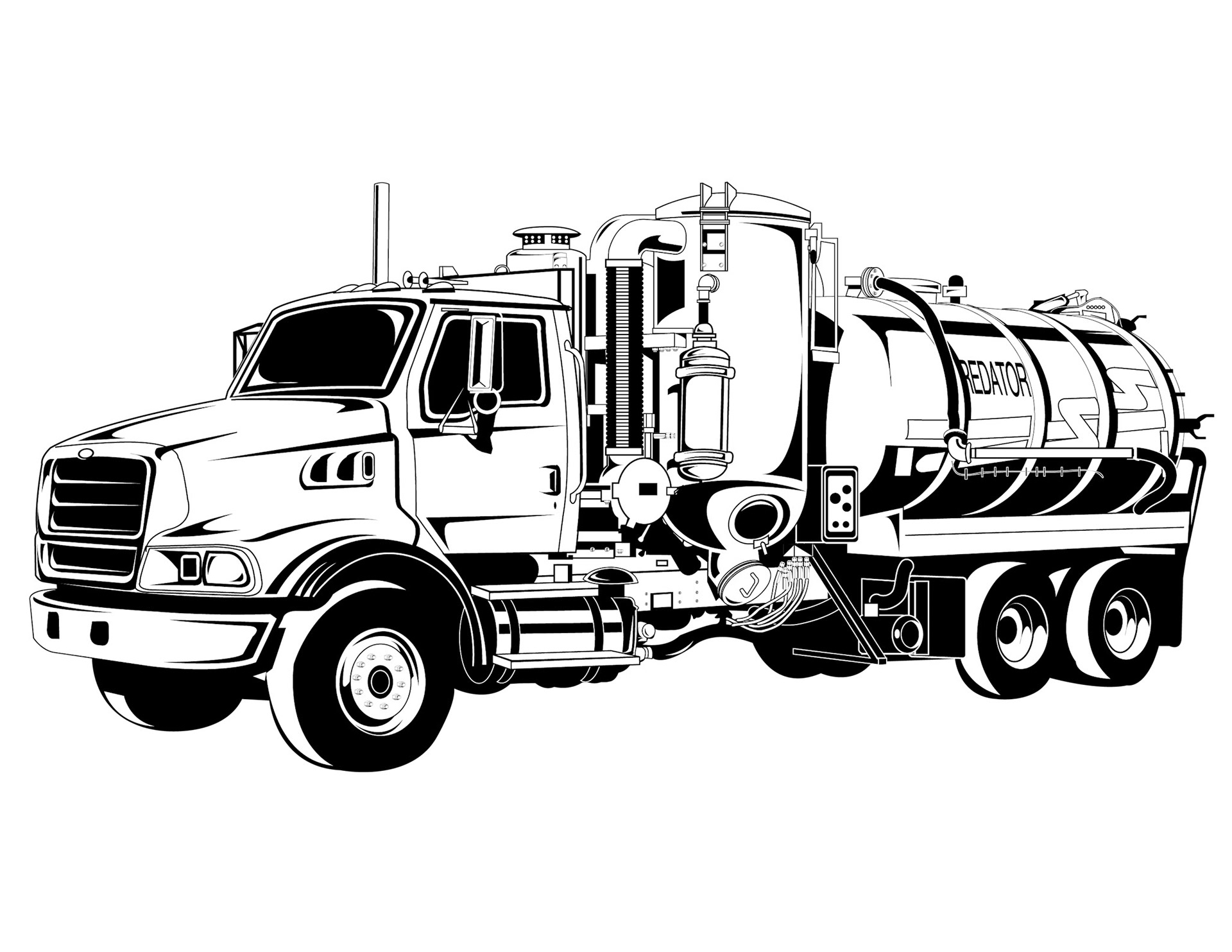Vactor Predator Illustration