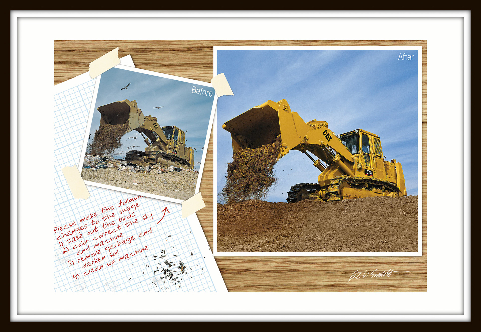 Caterpillar Photoshop