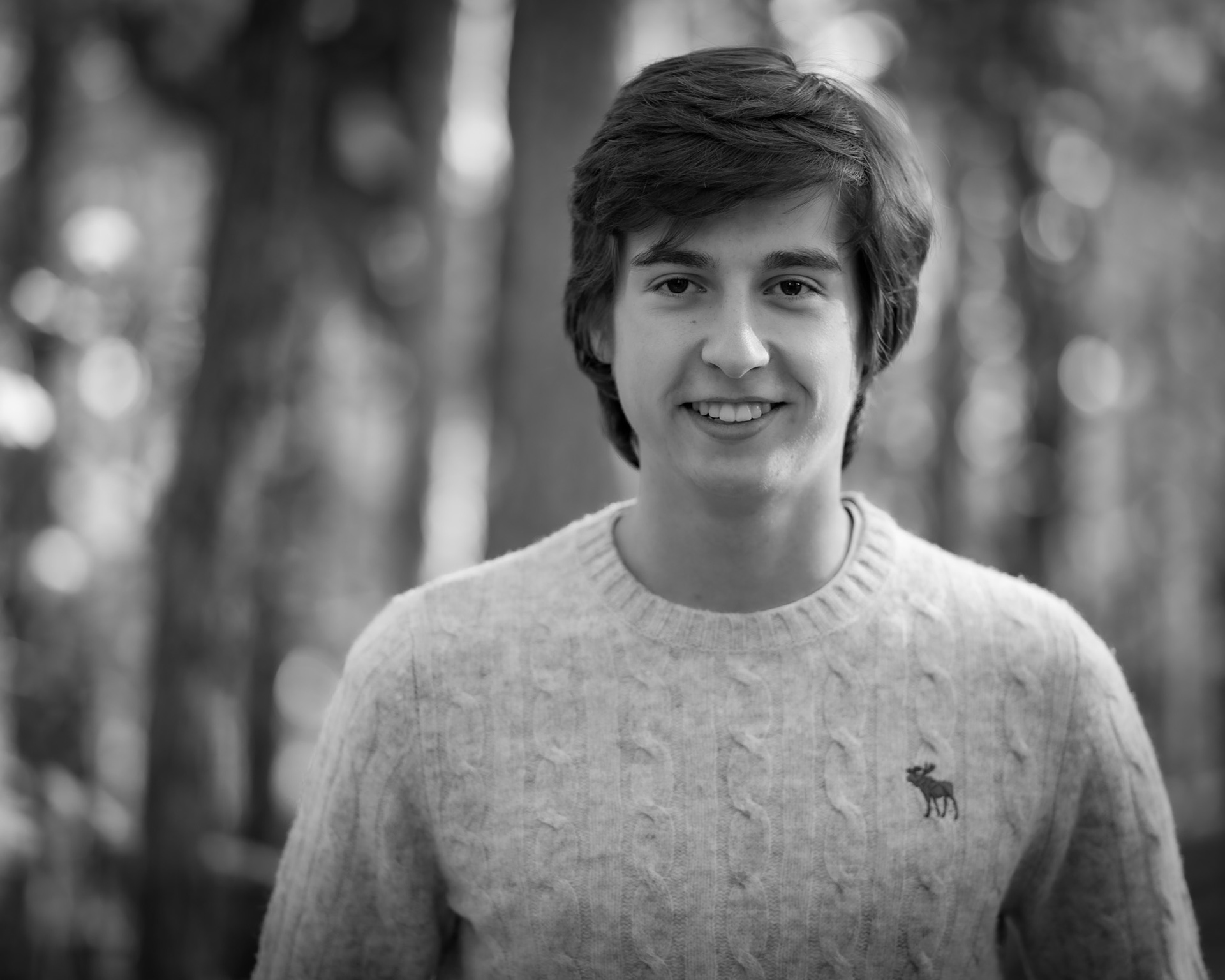 Young man senior portrait