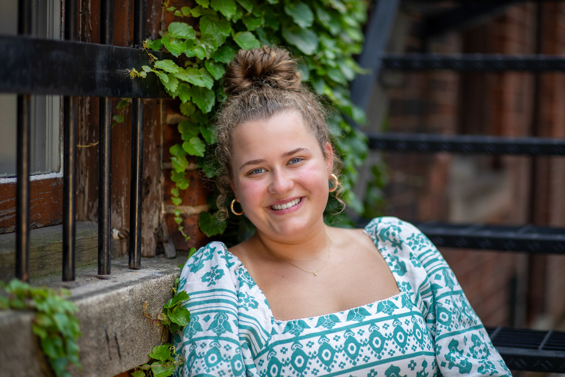 Young woman senior portrait