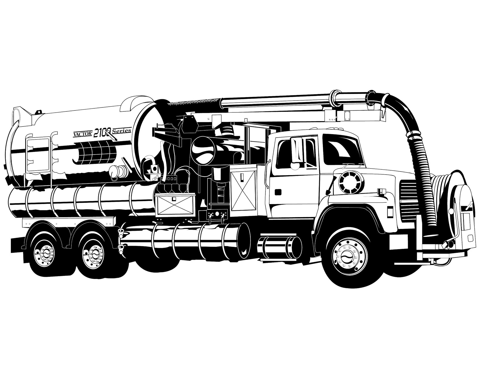 Vactor 2100 Series Illustration