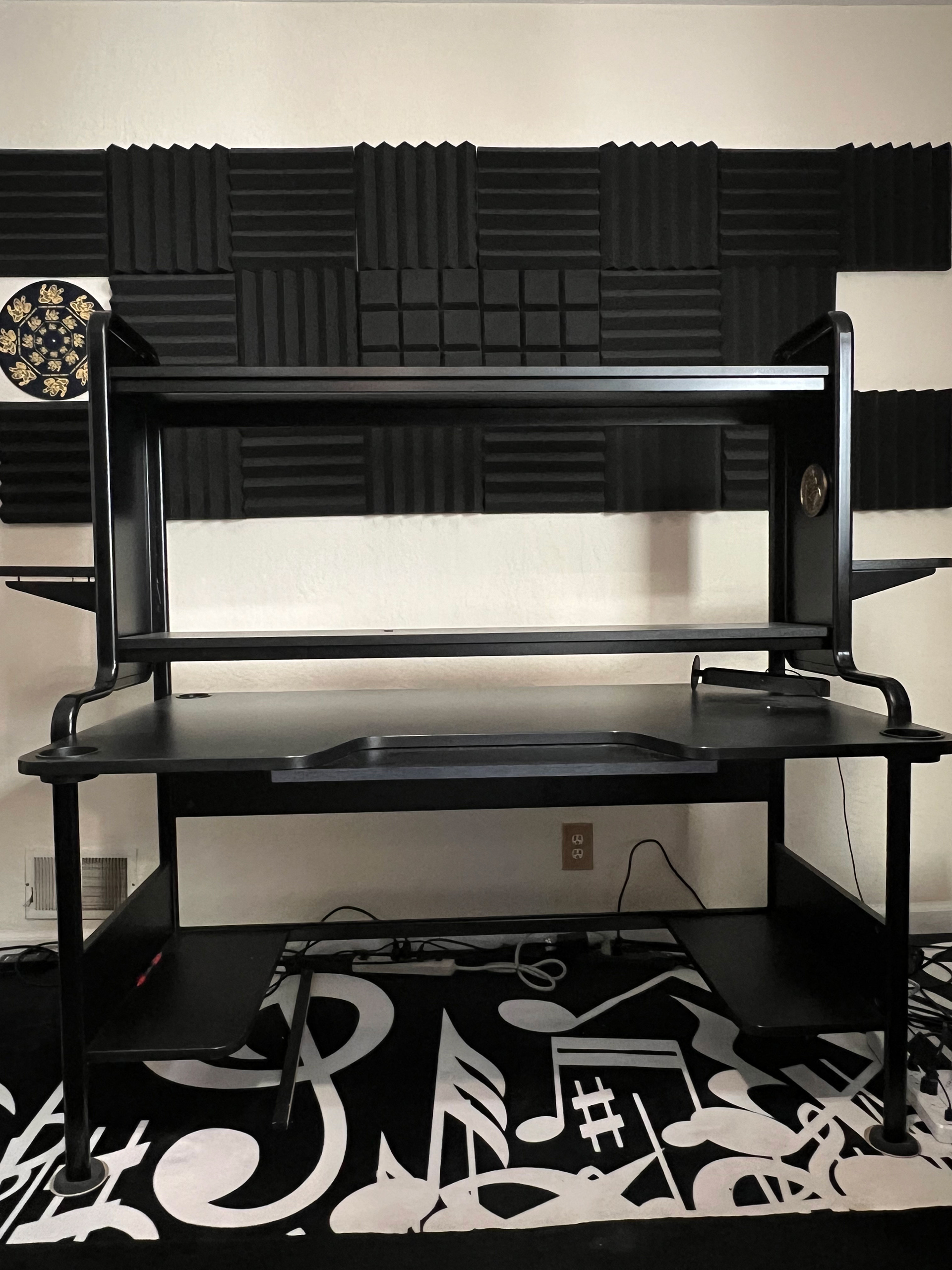 Rocko getting his new studio started.