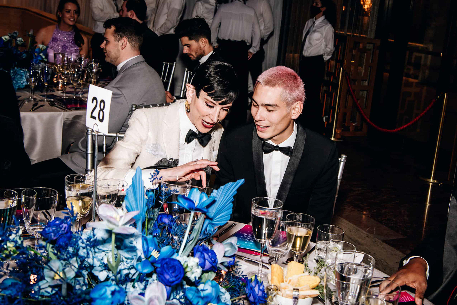 Amy Fine Collins & Evan Mock