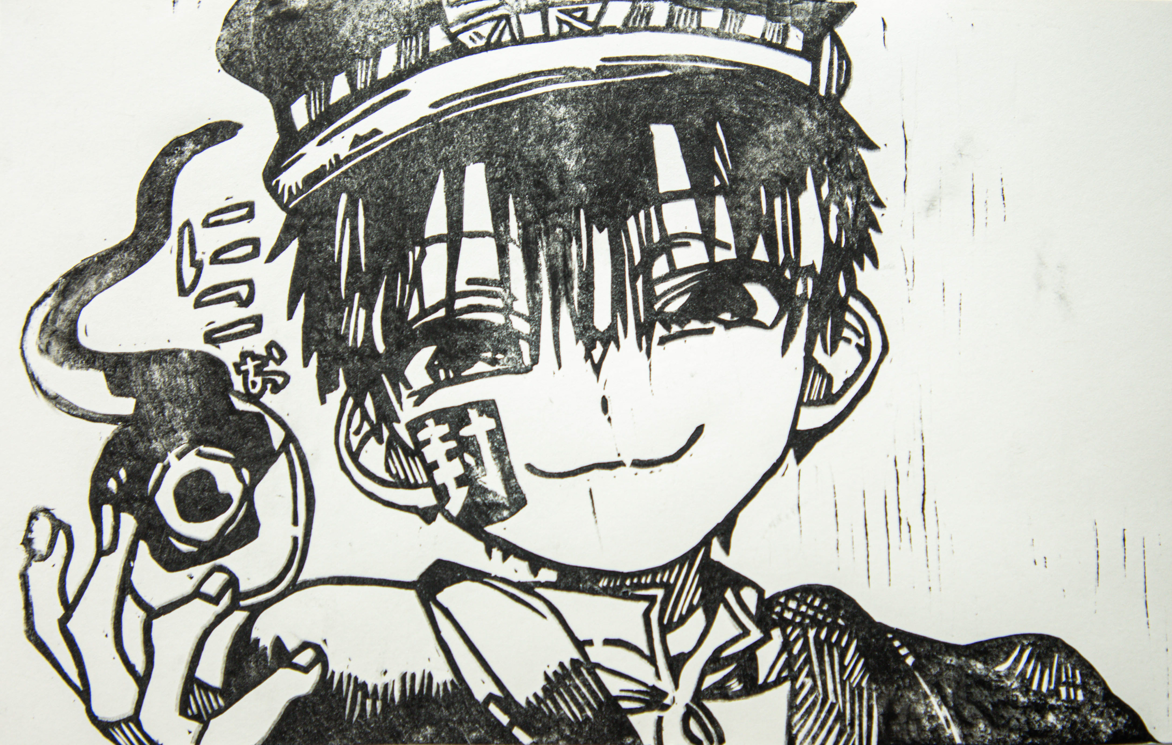 Jibaku Shounen Hanako-Kun Relief Print