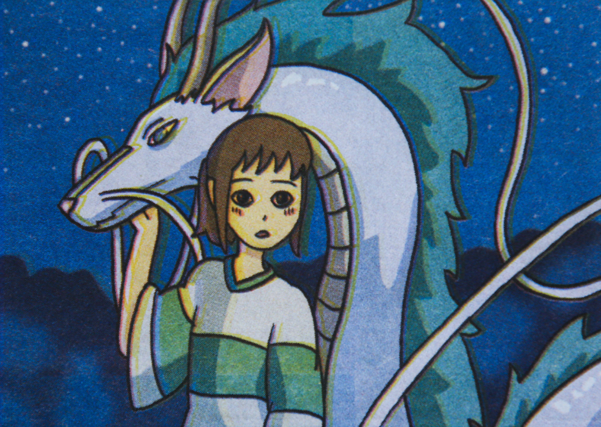 Spirited Away Risograph Print