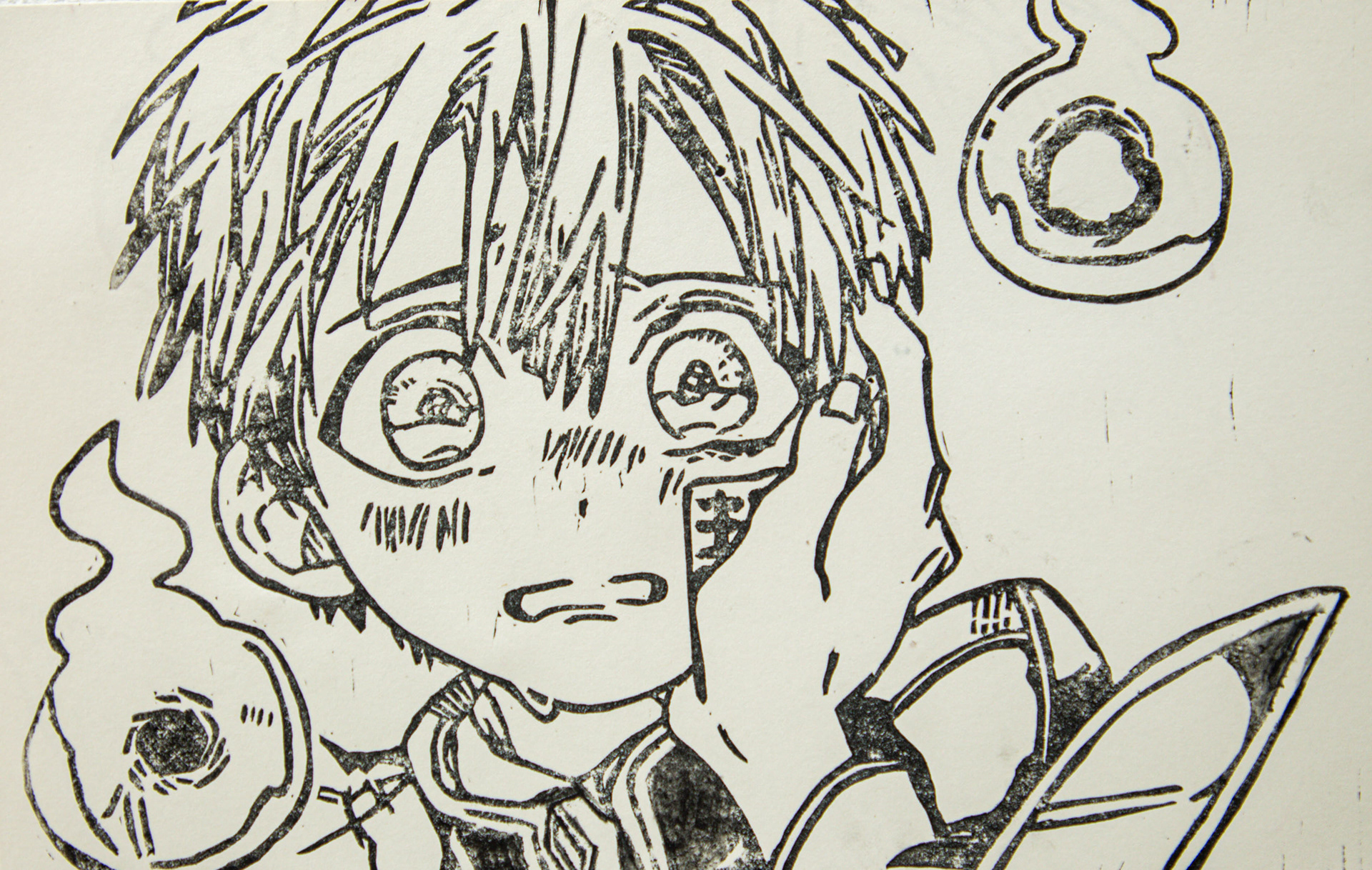 Jibaku Shounen Hanako-Kun Relief Print