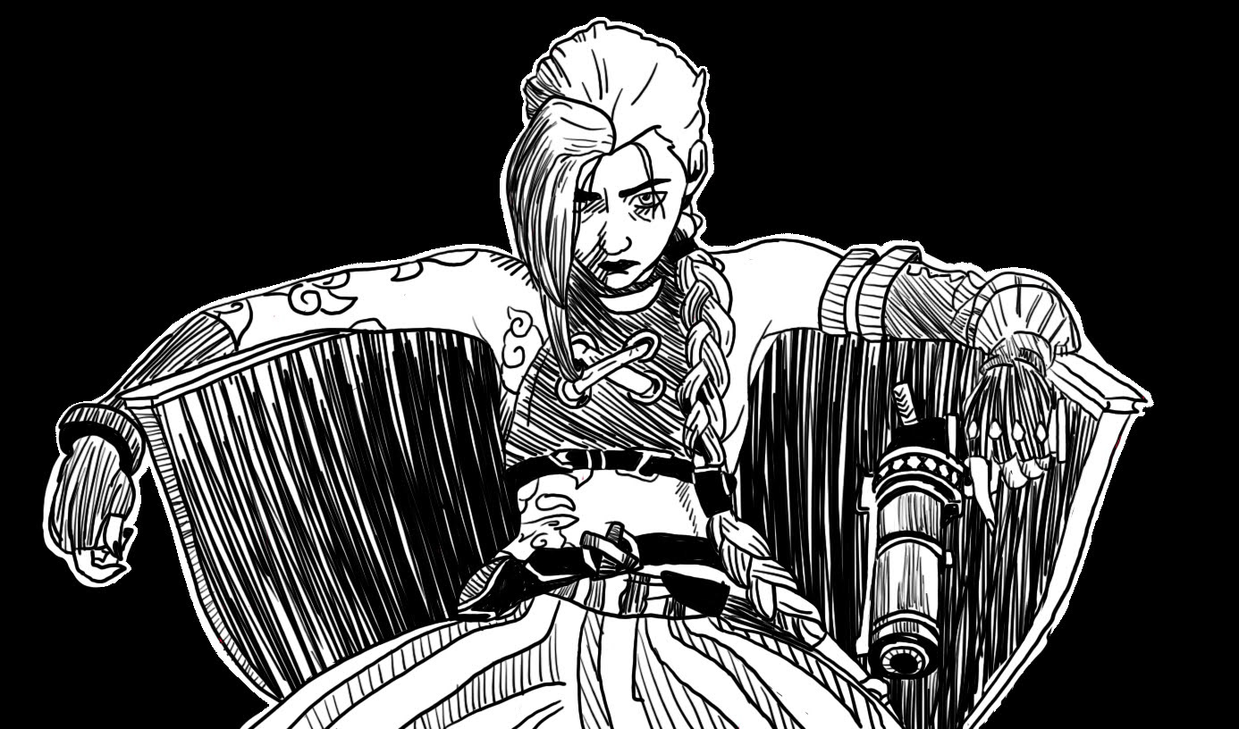 Arcane Jinx Relief Print