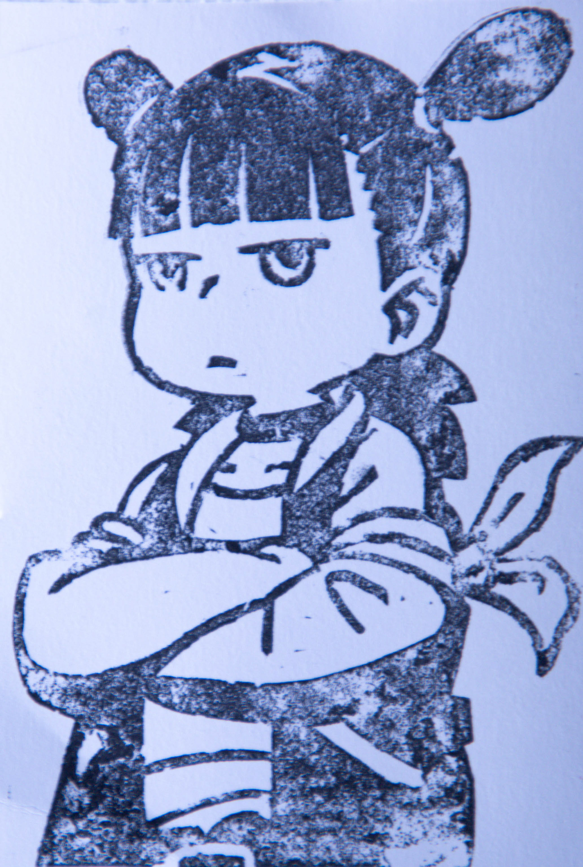 The Legend of Hei Relief Print