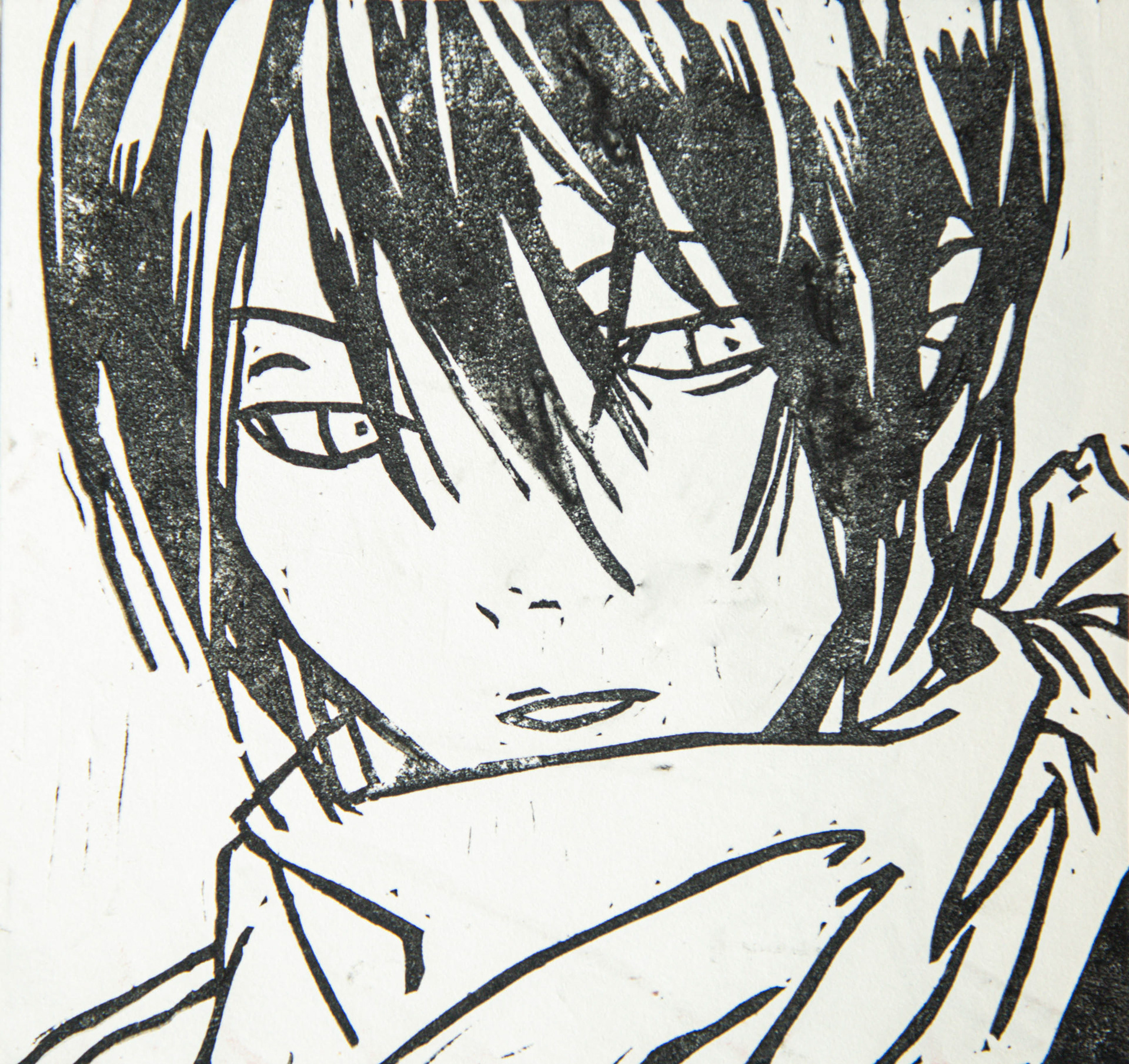 Noragami Relief Print