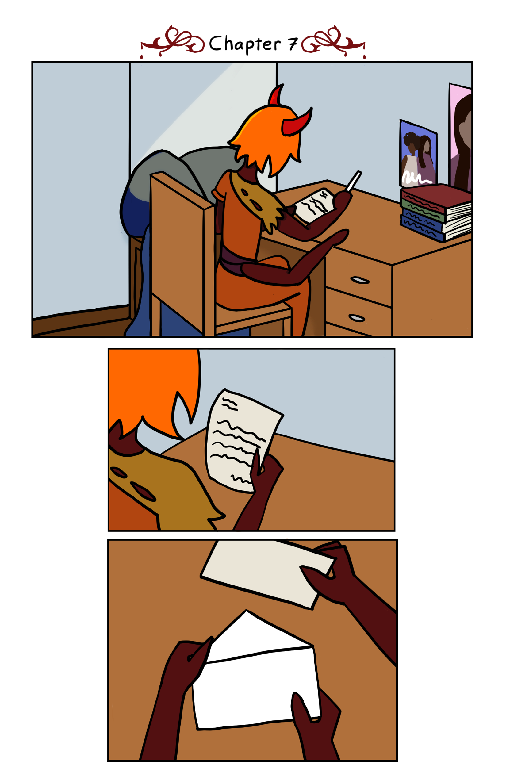 Otho writing a letter