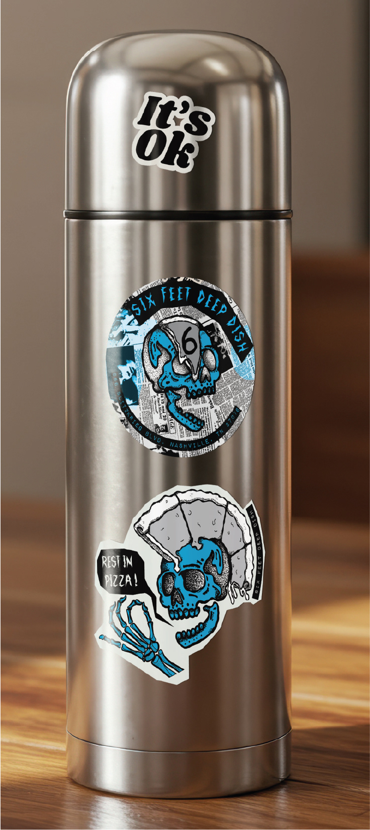 Promotioanl Sticker Mockup