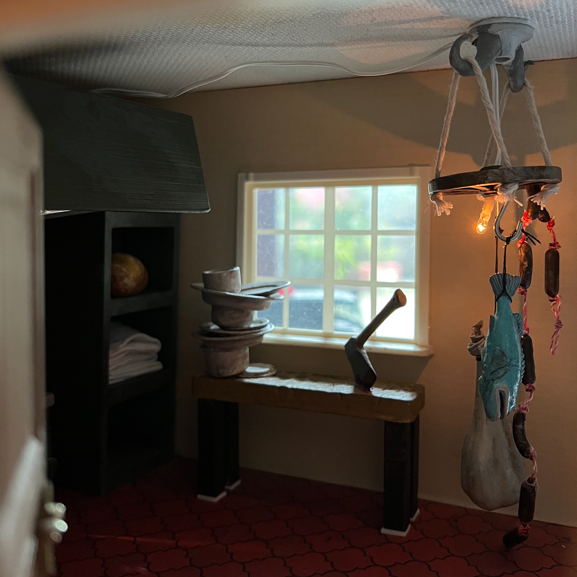 This does not look like a normal family kitchen.