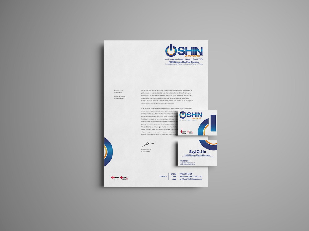Oshin Electric branding design