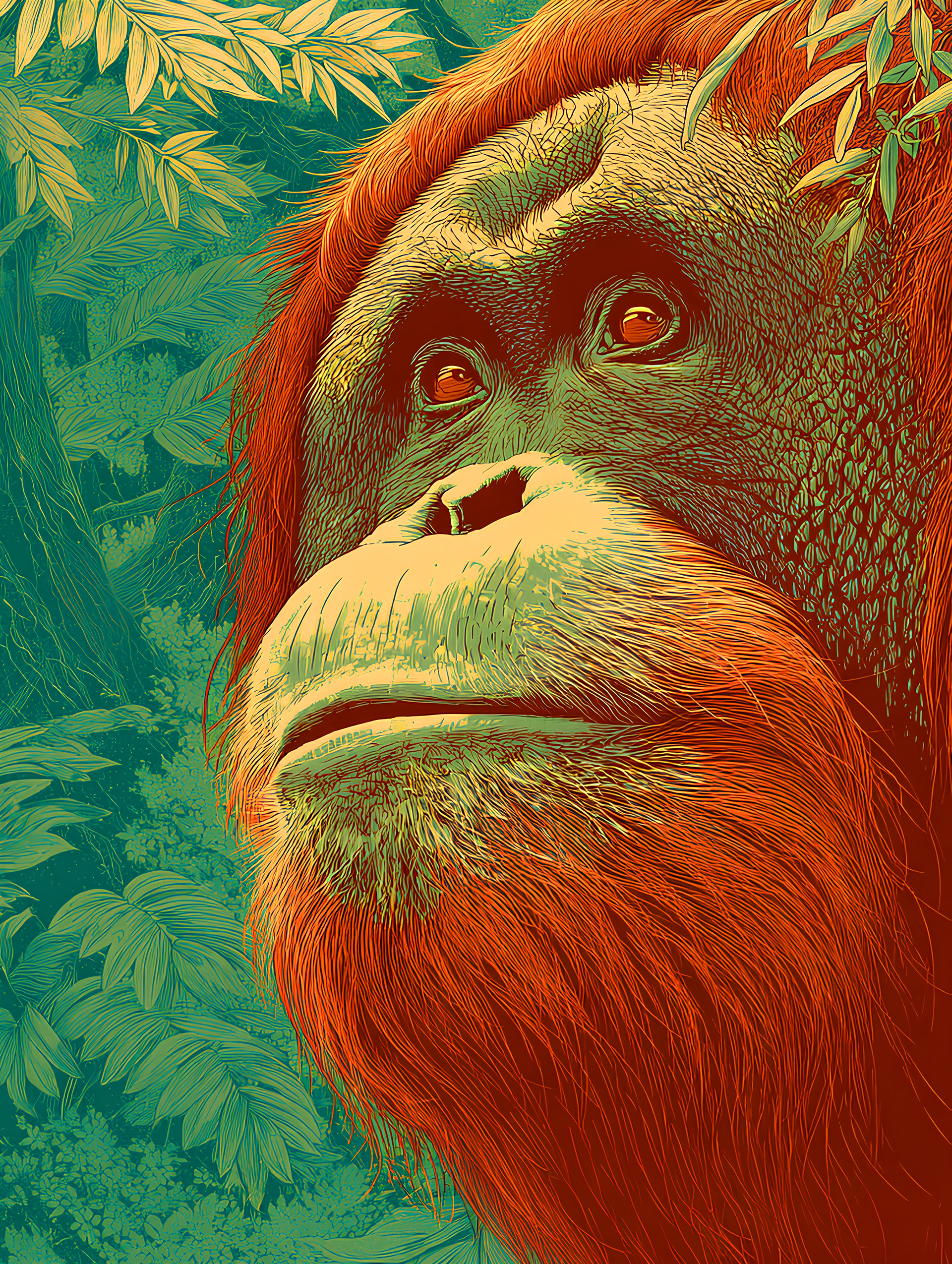 The Forest Dweller - Orangutan