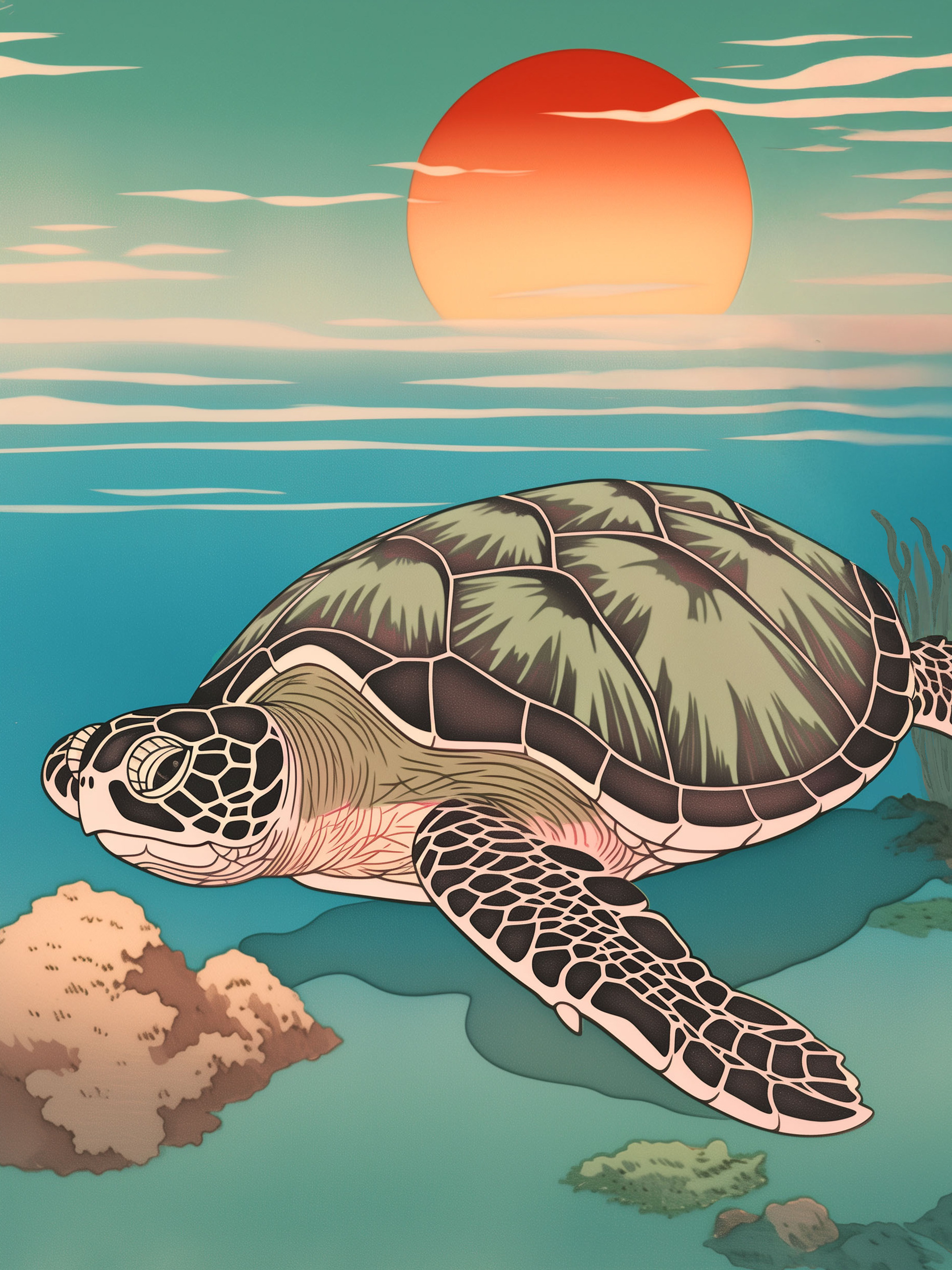 Green Sea Turtle Migration
