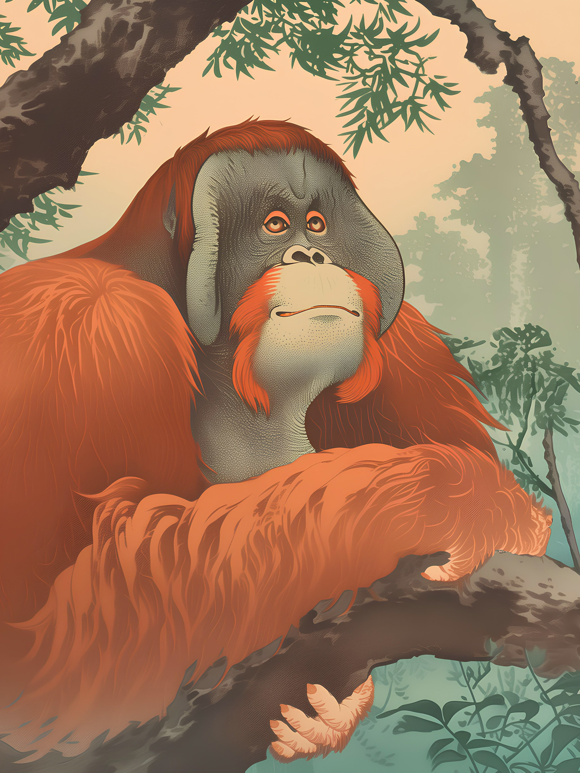 Orangutan - Sage of Trees