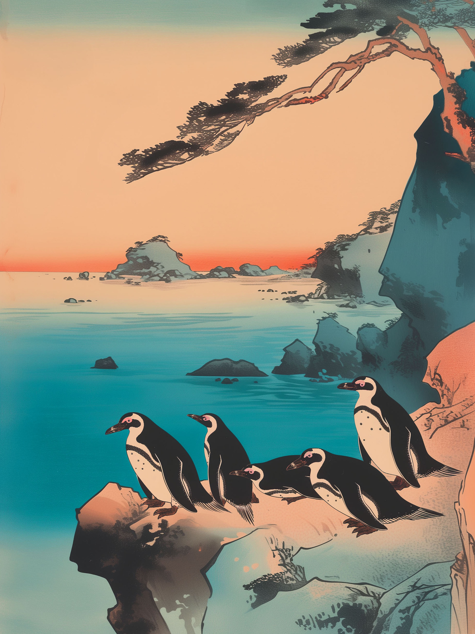 African Penguins - Cape Wind 