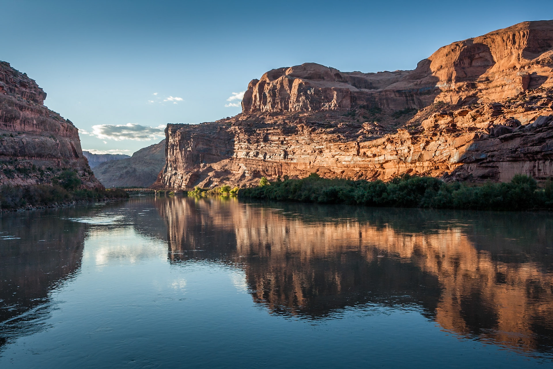 La Sal Mountain Loop, Utah 128, Colorado River, USA