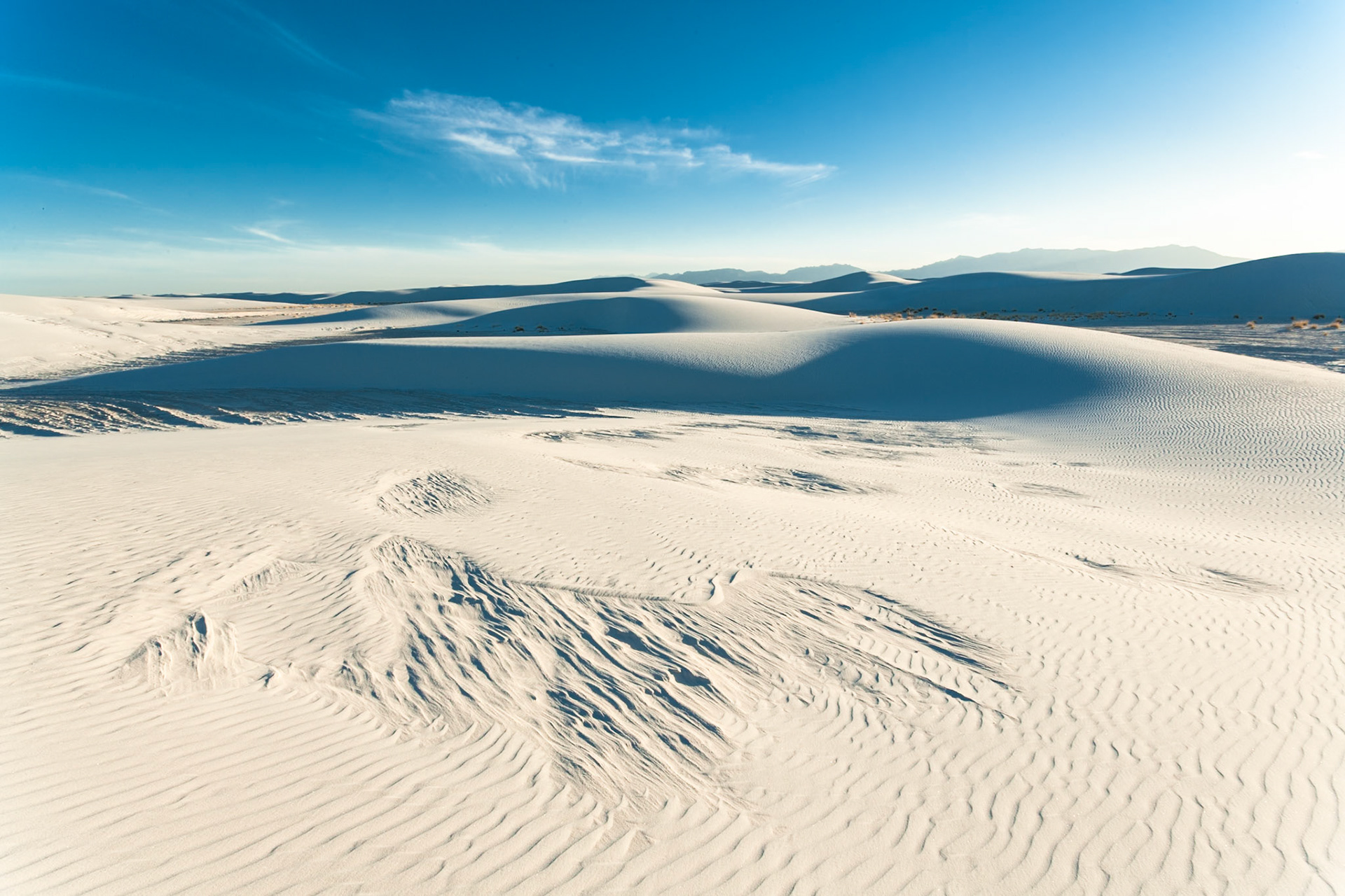 White Sand Dunes National Monument, New Mexico, USA,