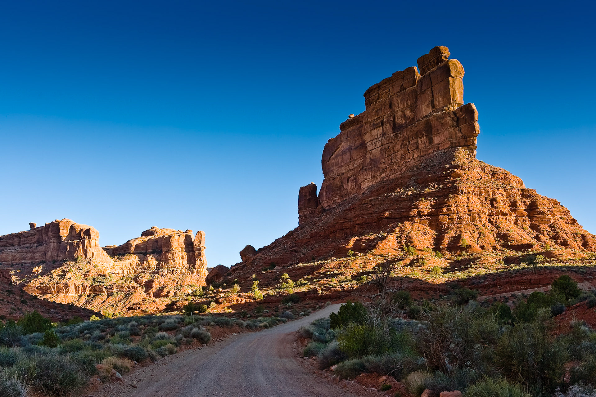 Sunrise at the Valley of the gods, Utah, USA