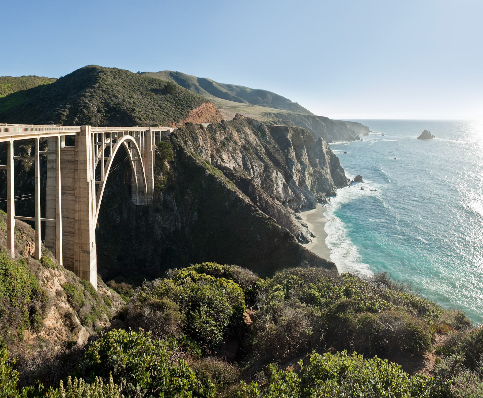 Bixby Bridge at Hwy 1, California, USA