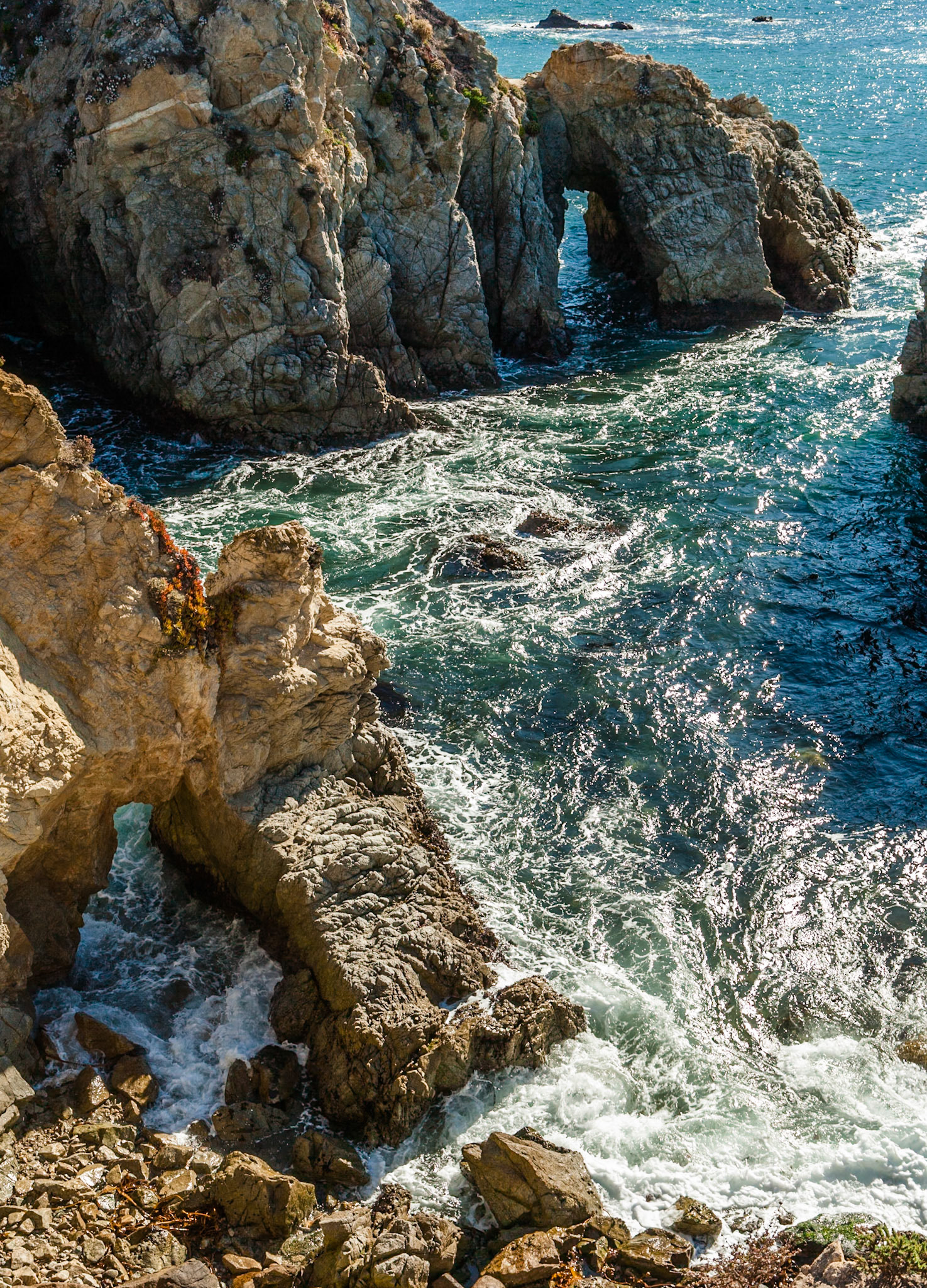 Natural Bridgeat Point Lobos State Reserve near Carmel, California, USA