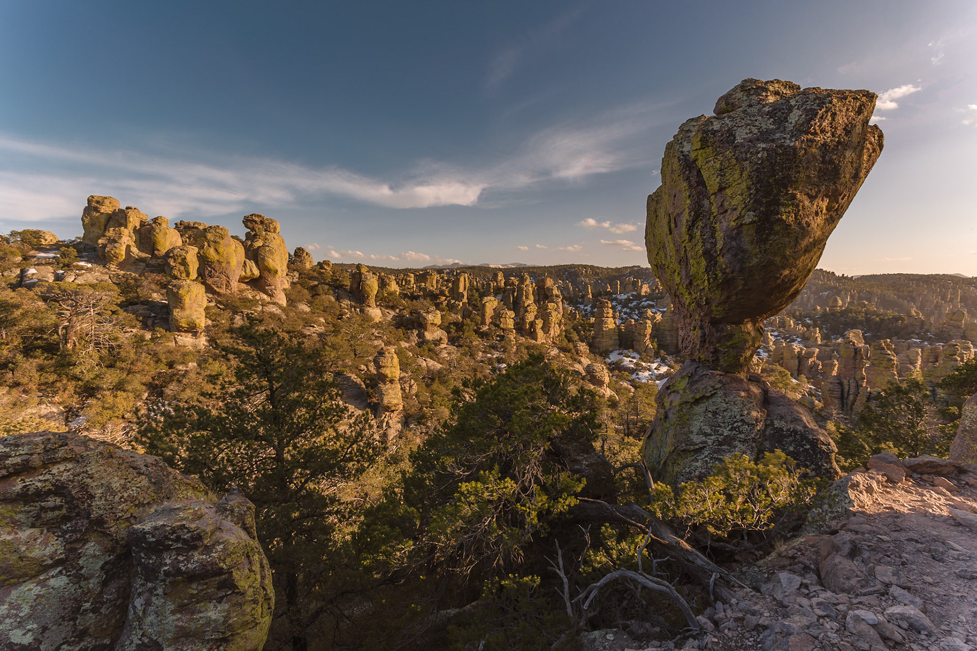 Rock formations in Chiricahua National Monument, Arizona, USA
