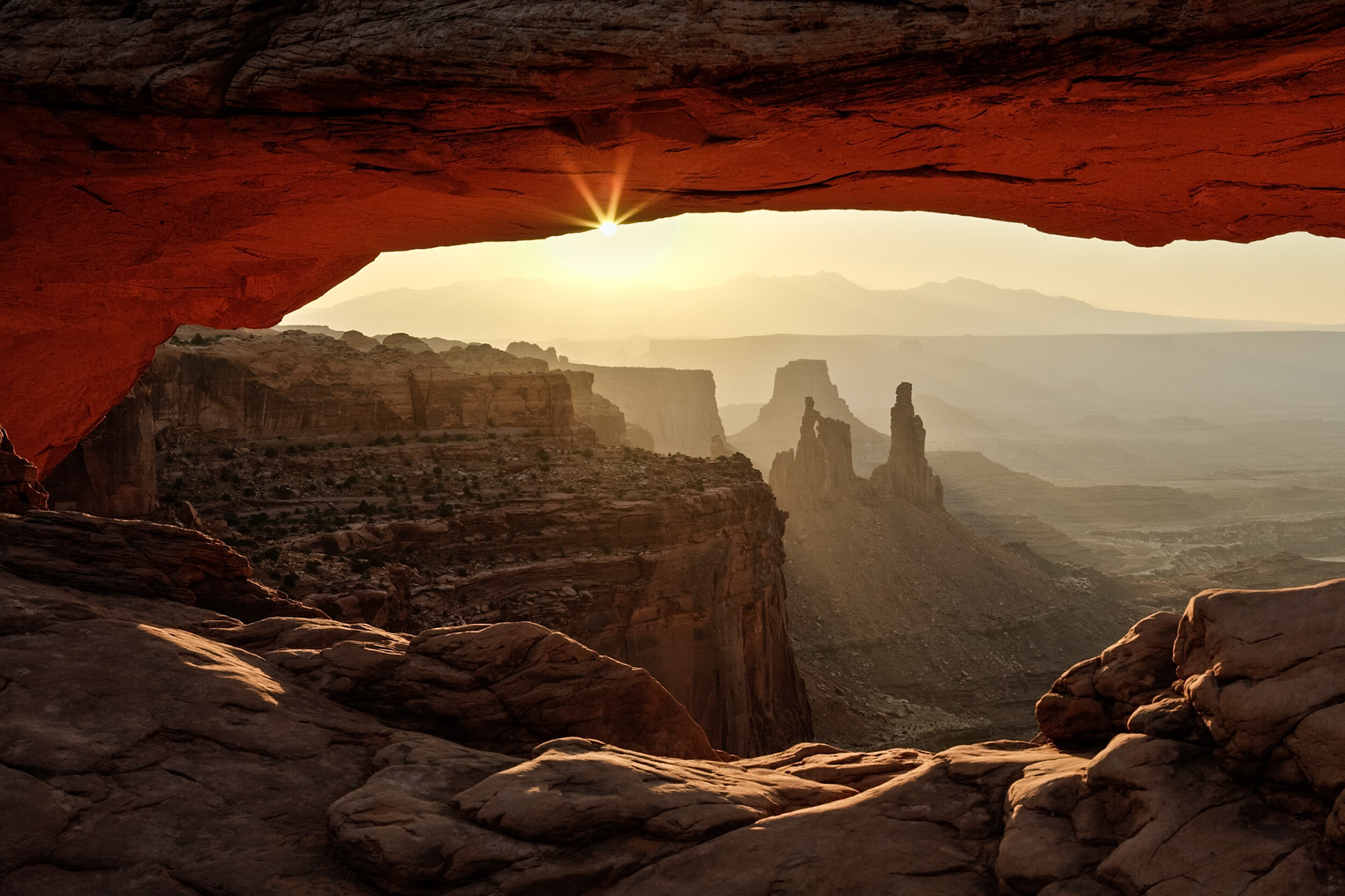Mesa Arch at Canyonsland Utah at sunrise, USA