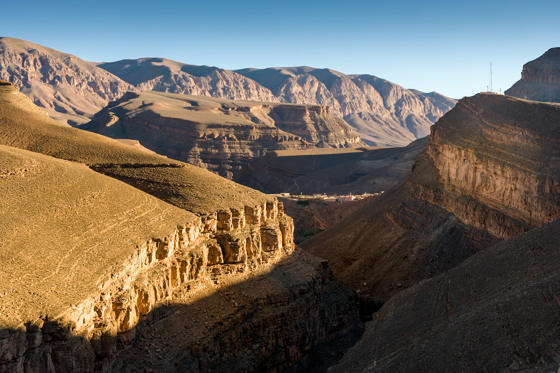 Mountains at Gorges du Dades R704, Morocco