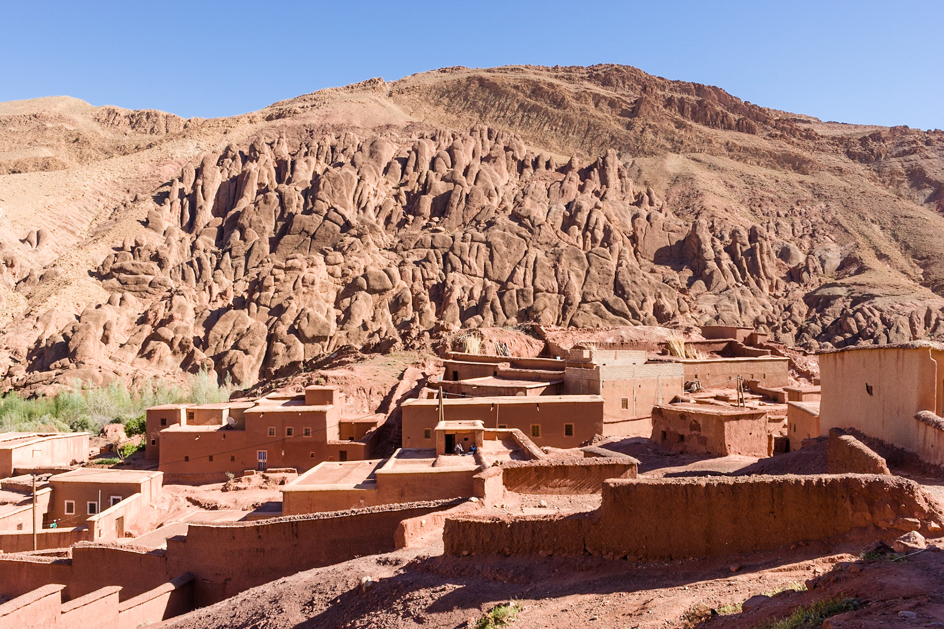 Village at Gorges du Dades R704, morocco