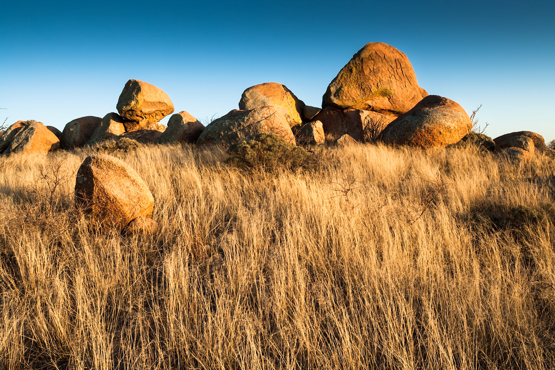 Big boulders at sunset at Dragoon Mountains, Arizona, USA