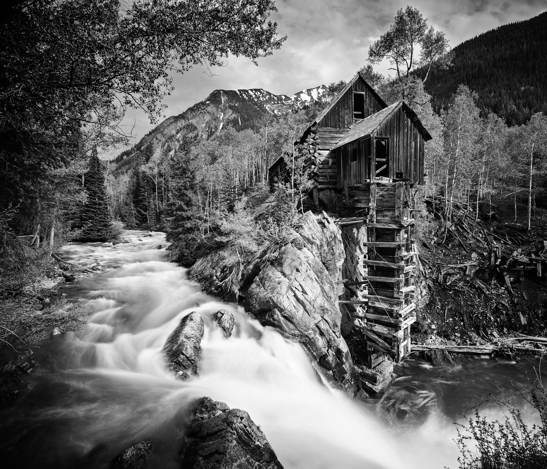 Crystal River Mill, White River National Forest, Colorado, USA